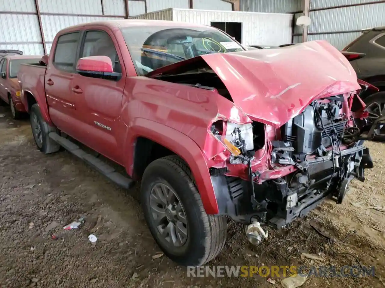 1 Photograph of a damaged car 3TMAZ5CN2KM082411 TOYOTA TACOMA 2019