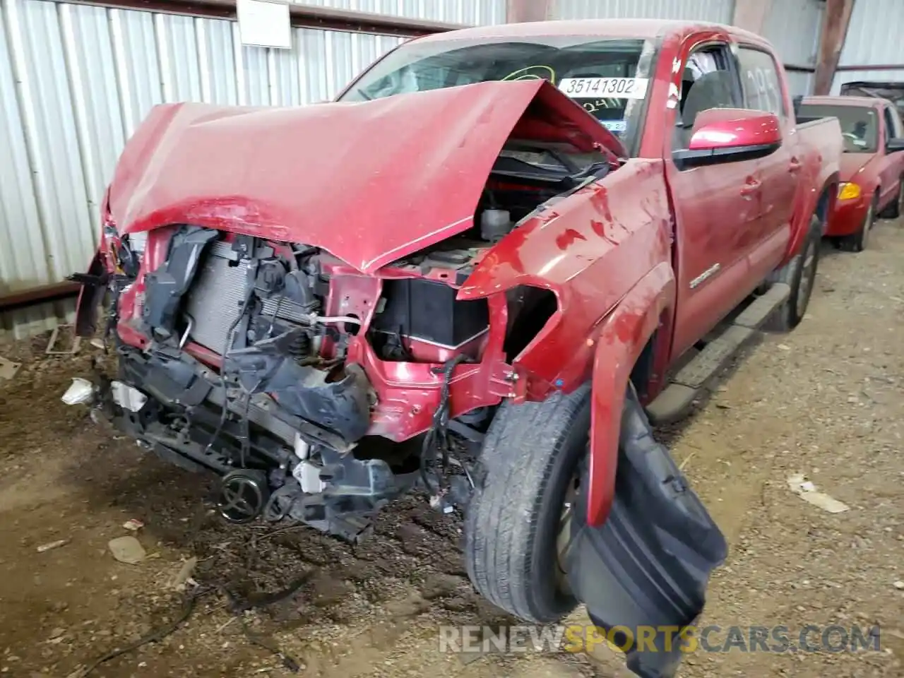 2 Photograph of a damaged car 3TMAZ5CN2KM082411 TOYOTA TACOMA 2019