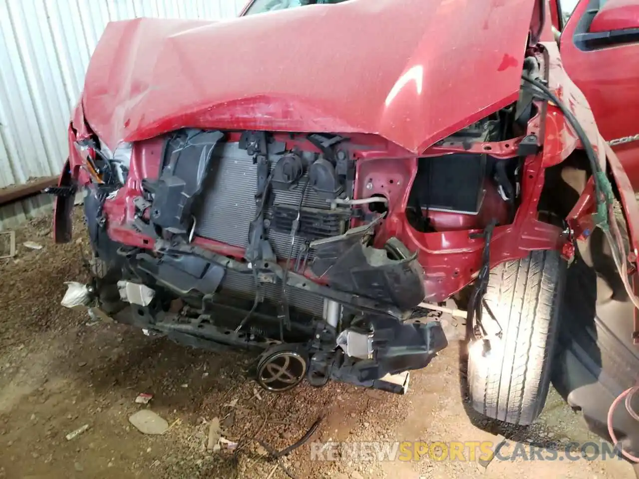 9 Photograph of a damaged car 3TMAZ5CN2KM082411 TOYOTA TACOMA 2019