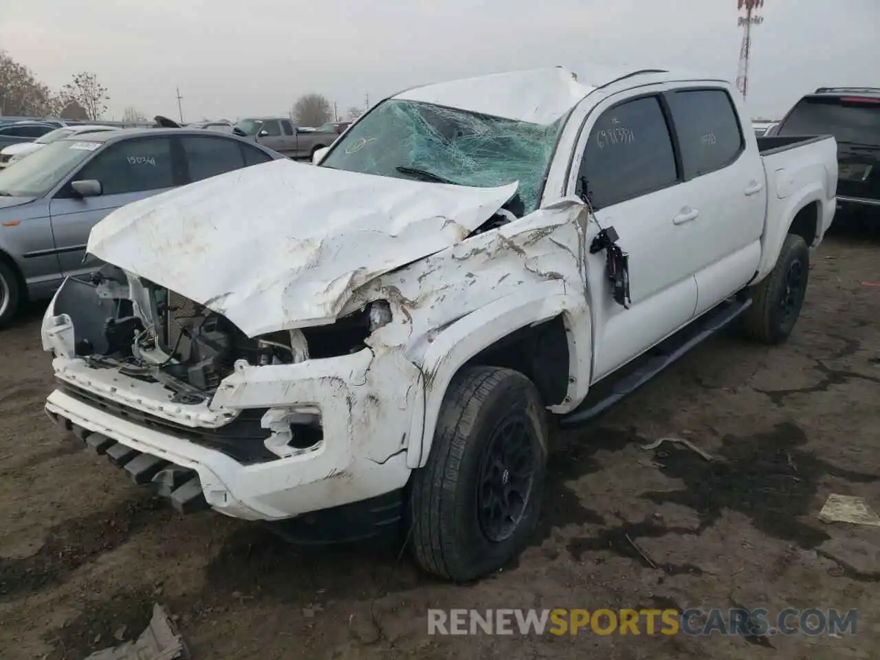 2 Photograph of a damaged car 3TMAZ5CN2KM084613 TOYOTA TACOMA 2019