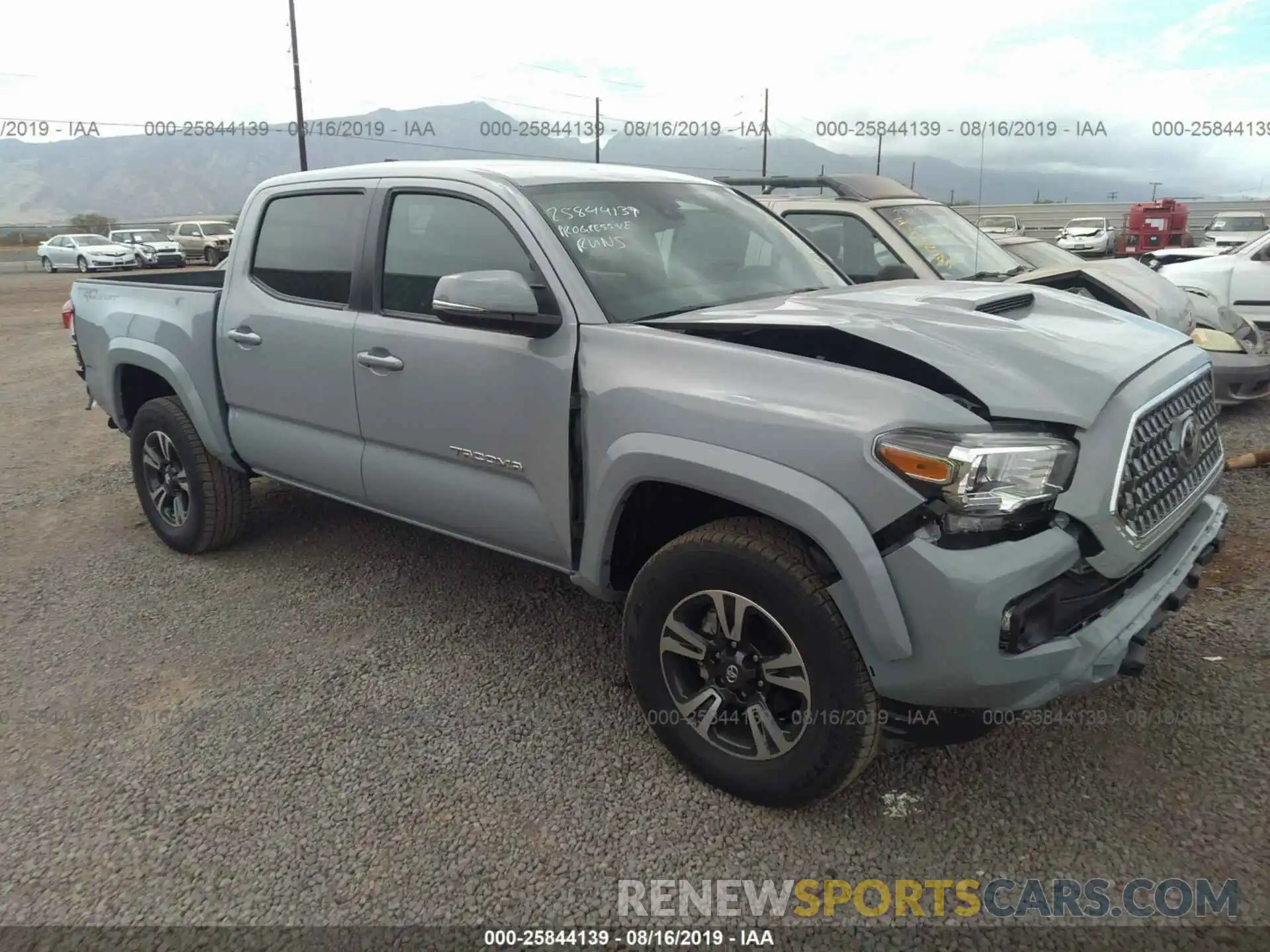 1 Фотография поврежденного автомобиля 3TMAZ5CN2KM088645 TOYOTA TACOMA 2019