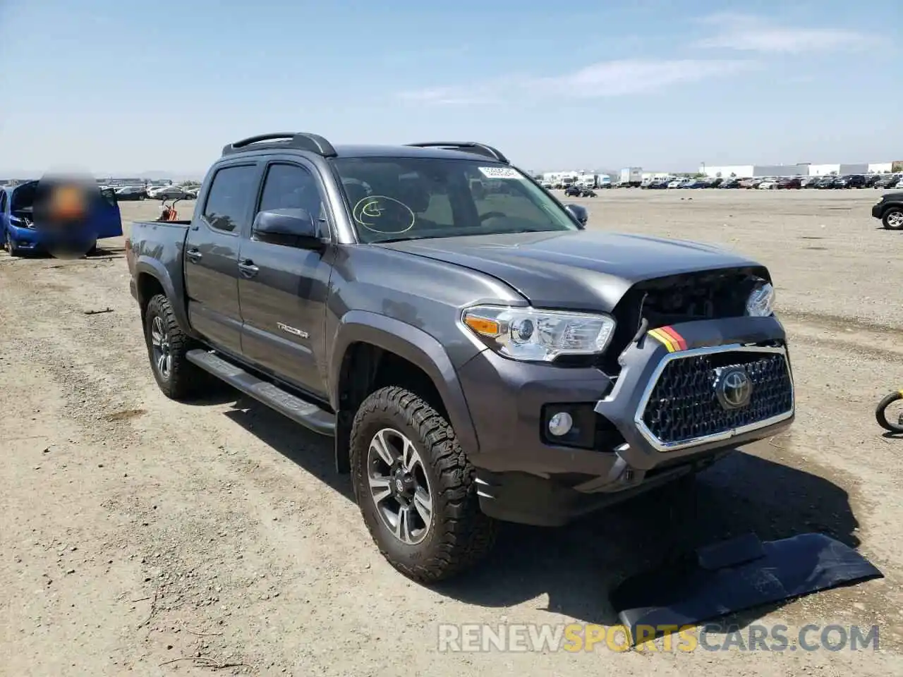 1 Photograph of a damaged car 3TMAZ5CN2KM092016 TOYOTA TACOMA 2019