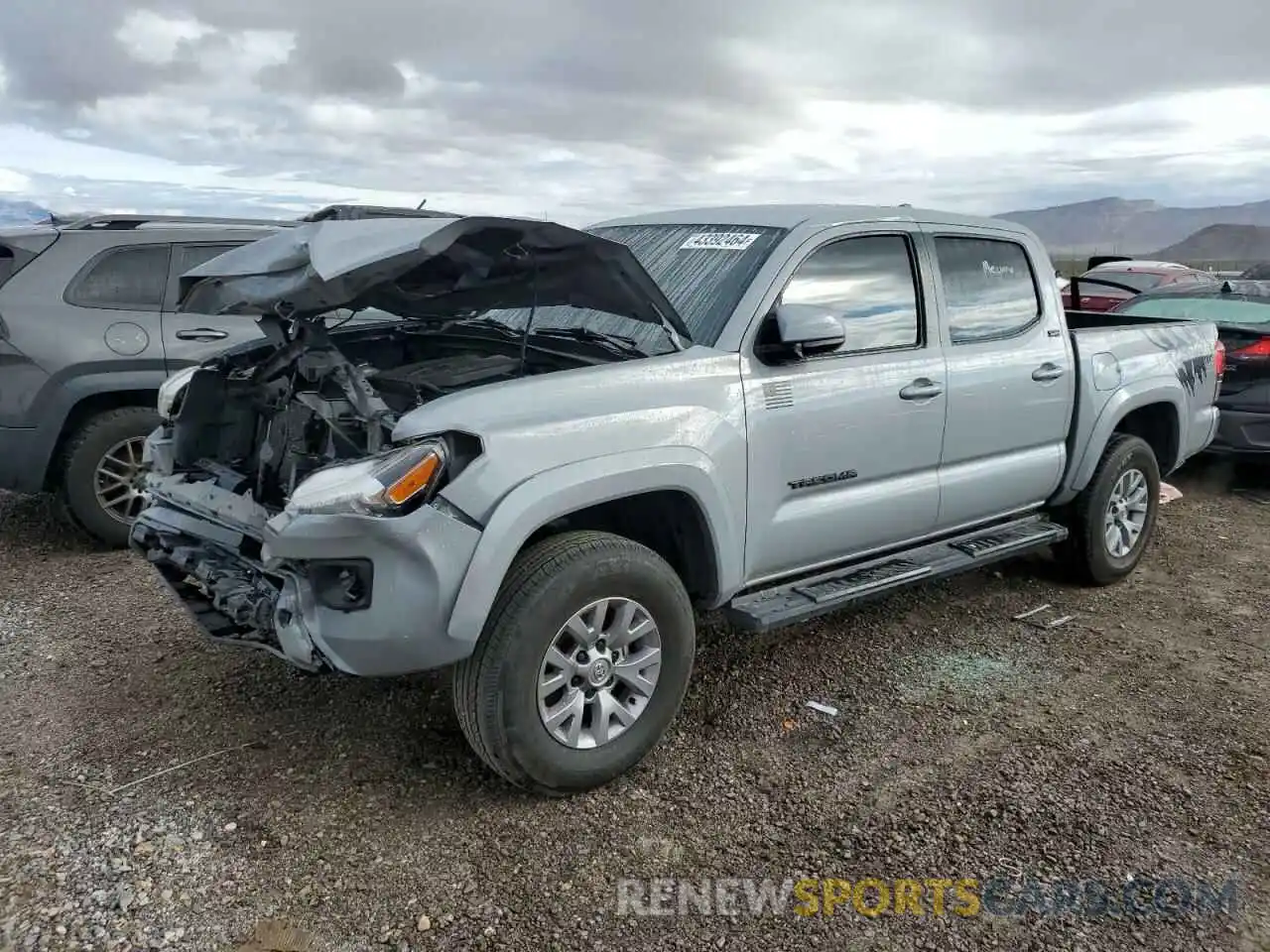 1 Photograph of a damaged car 3TMAZ5CN2KM096678 TOYOTA TACOMA 2019