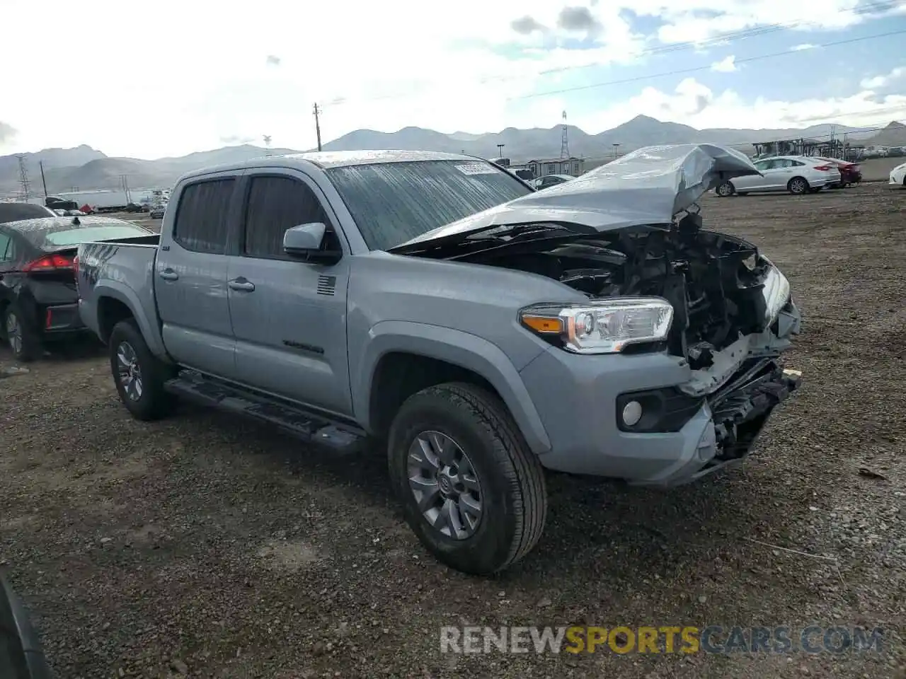 4 Photograph of a damaged car 3TMAZ5CN2KM096678 TOYOTA TACOMA 2019