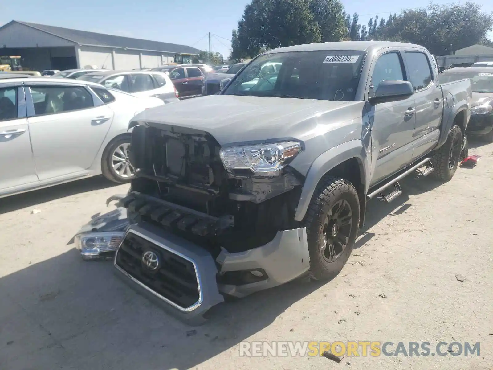 2 Photograph of a damaged car 3TMAZ5CN2KM100714 TOYOTA TACOMA 2019