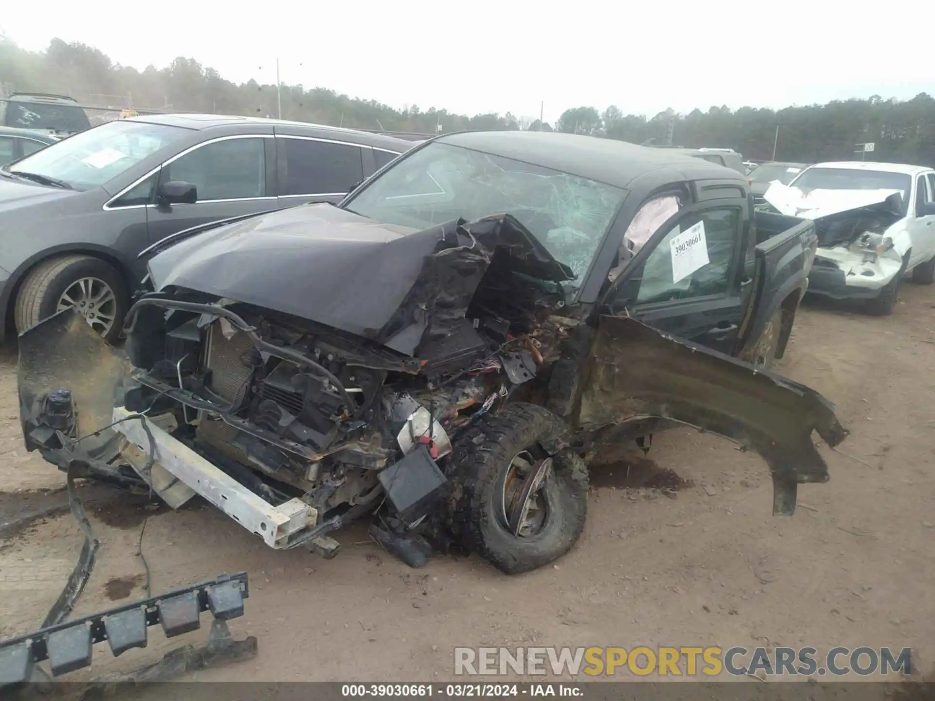 2 Photograph of a damaged car 3TMAZ5CN2KM101085 TOYOTA TACOMA 2019