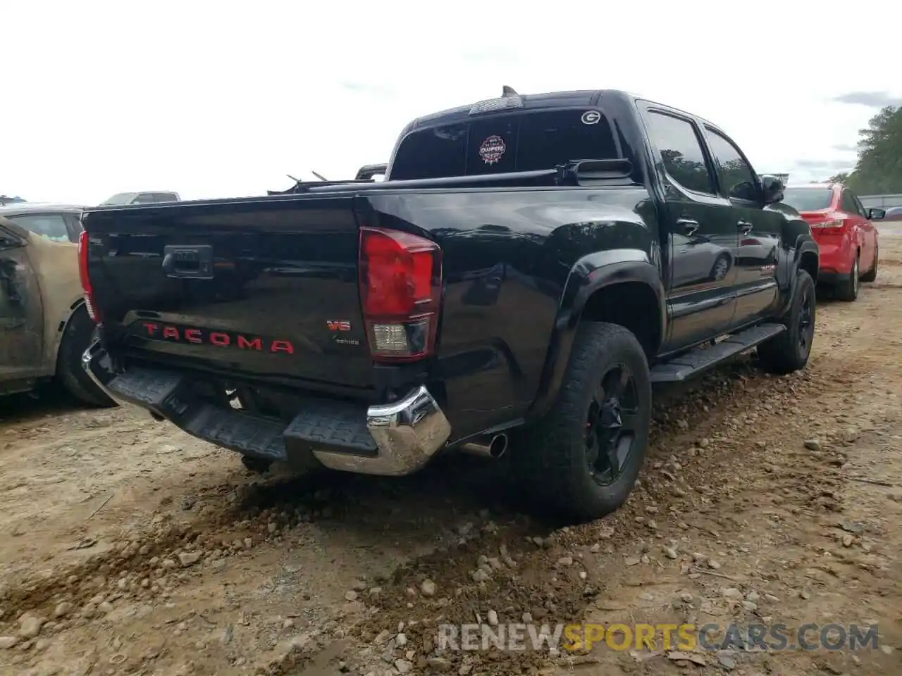 4 Photograph of a damaged car 3TMAZ5CN2KM104522 TOYOTA TACOMA 2019