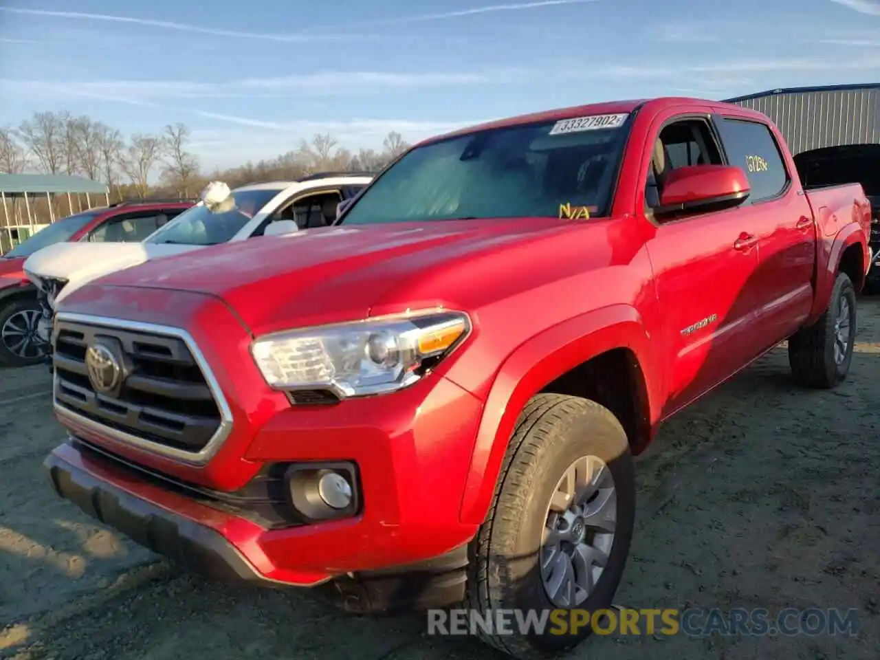 2 Photograph of a damaged car 3TMAZ5CN2KM104553 TOYOTA TACOMA 2019