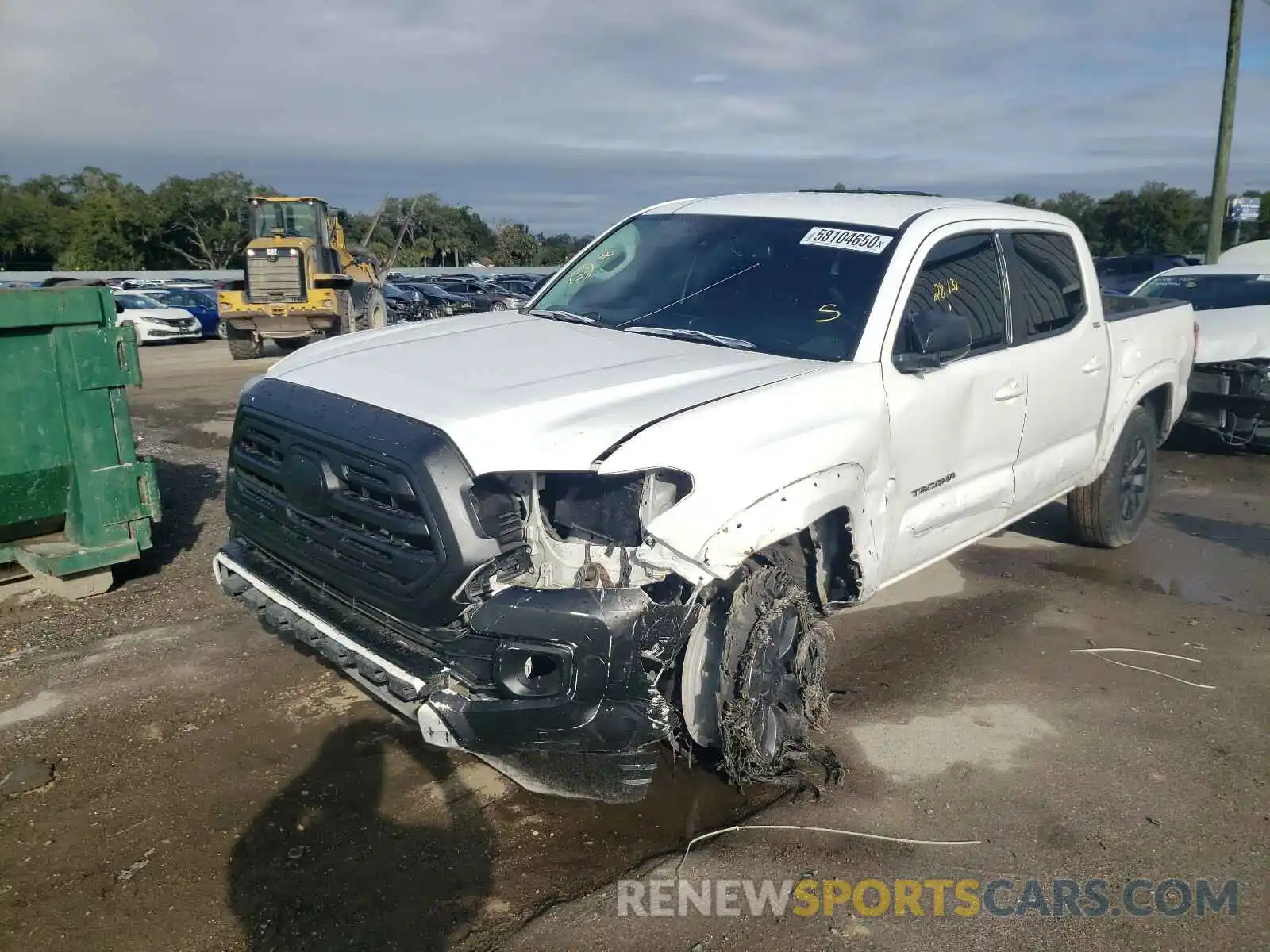 2 Photograph of a damaged car 3TMAZ5CN2KM107730 TOYOTA TACOMA 2019