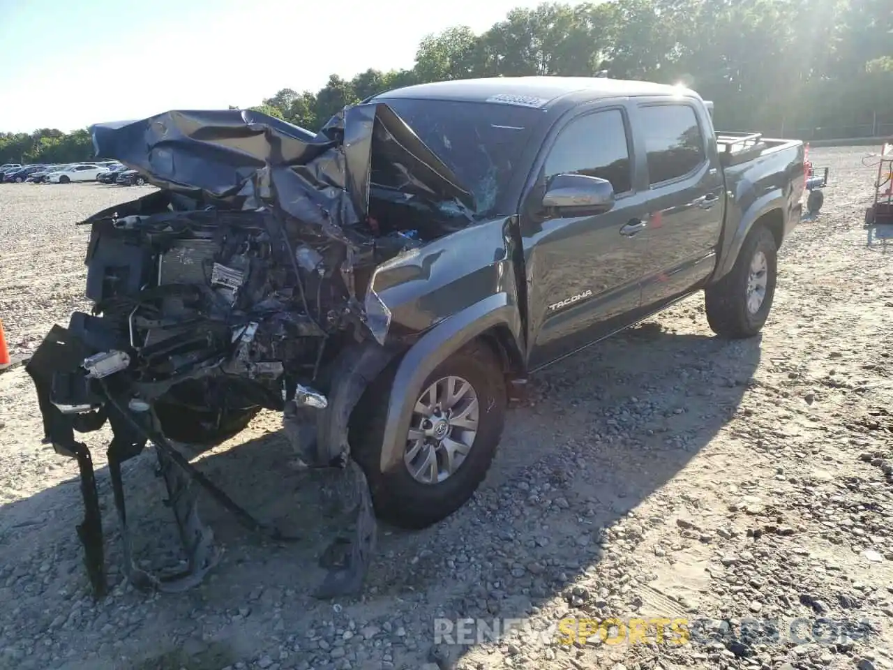 2 Photograph of a damaged car 3TMAZ5CN2KM107761 TOYOTA TACOMA 2019