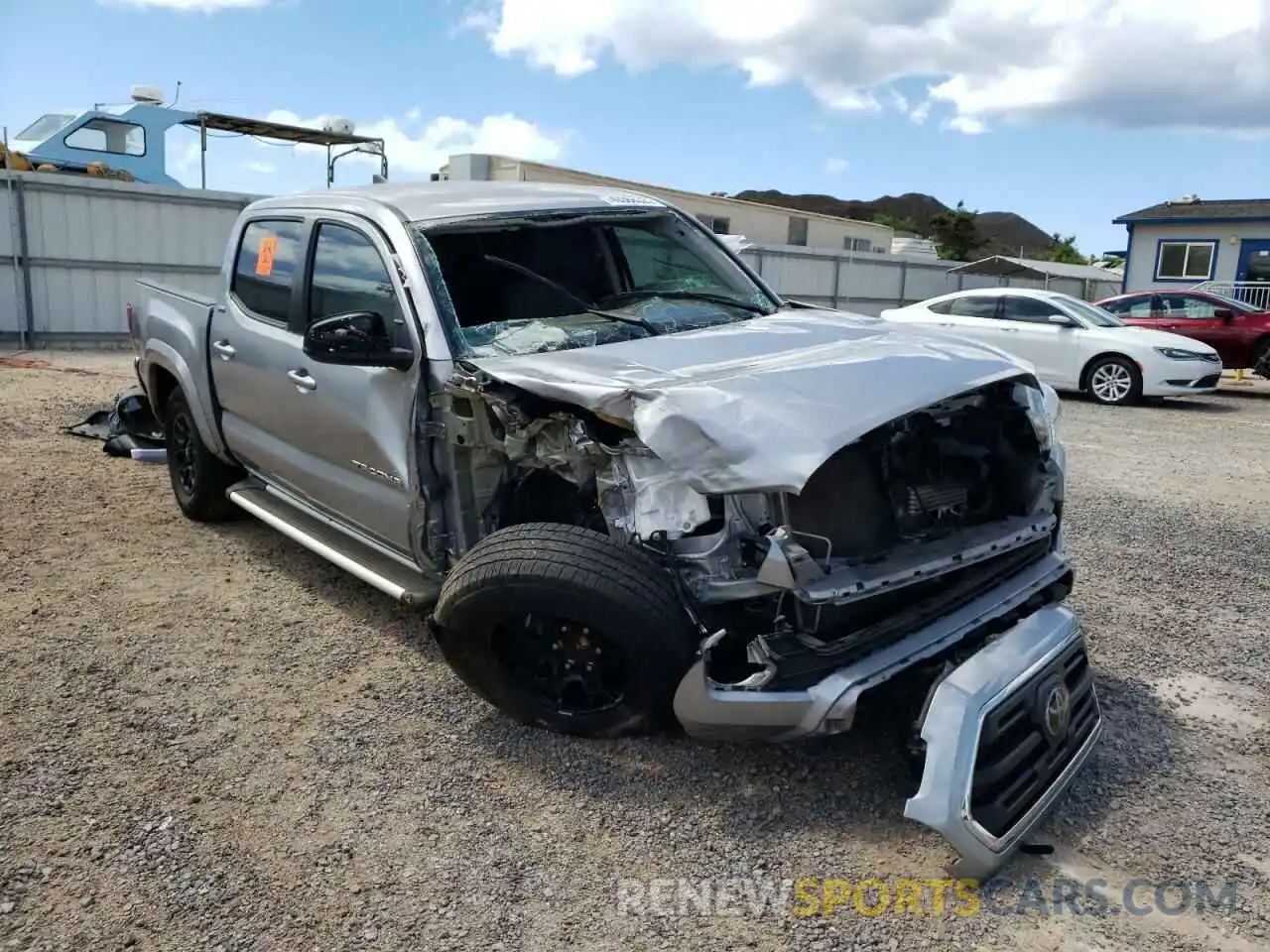 1 Photograph of a damaged car 3TMAZ5CN2KM107856 TOYOTA TACOMA 2019