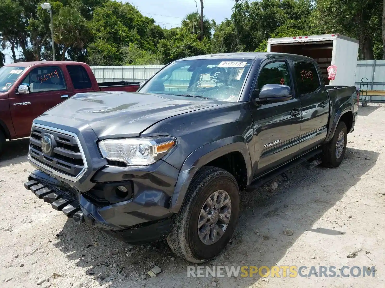 2 Photograph of a damaged car 3TMAZ5CN2KM108666 TOYOTA TACOMA 2019