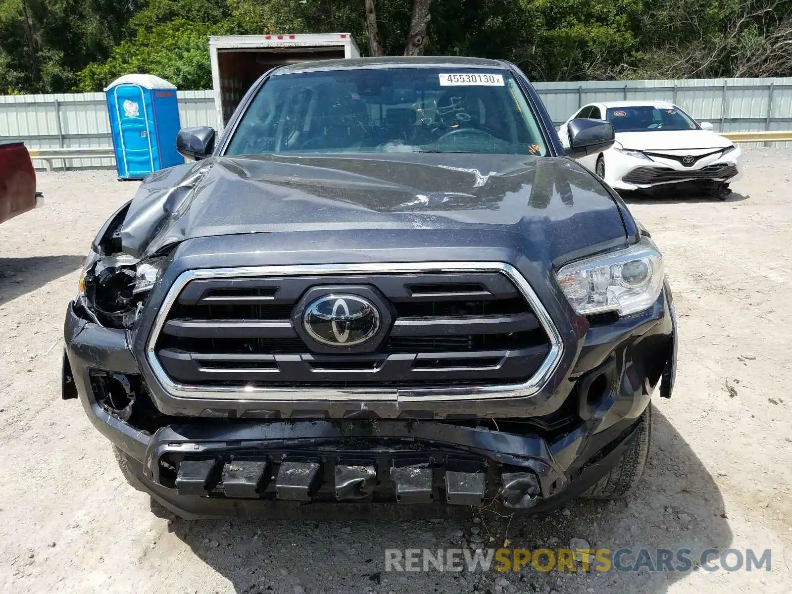 9 Photograph of a damaged car 3TMAZ5CN2KM108666 TOYOTA TACOMA 2019