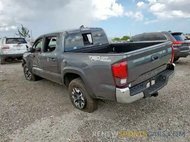 3 Photograph of a damaged car 3TMAZ5CN2KM109364 TOYOTA TACOMA 2019