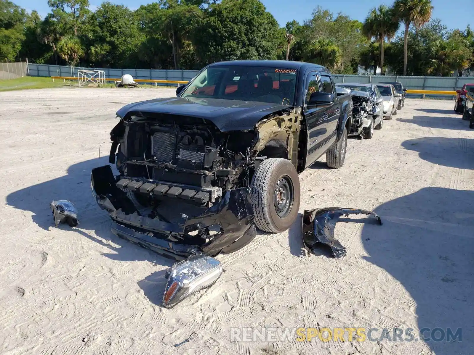 9 Photograph of a damaged car 3TMAZ5CN2KM112328 TOYOTA TACOMA 2019