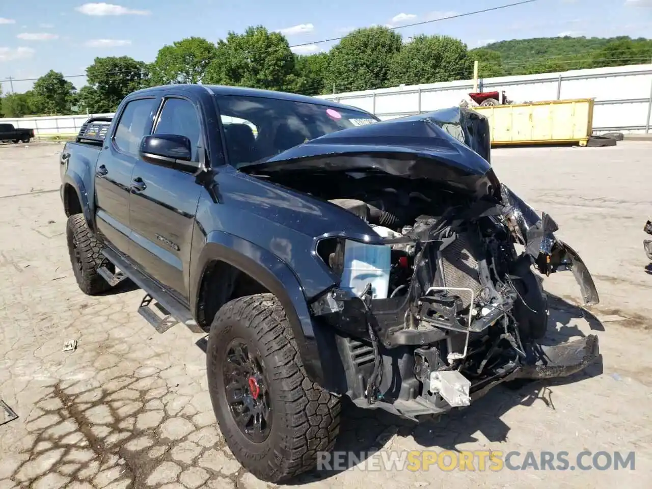 1 Photograph of a damaged car 3TMAZ5CN3KM079193 TOYOTA TACOMA 2019