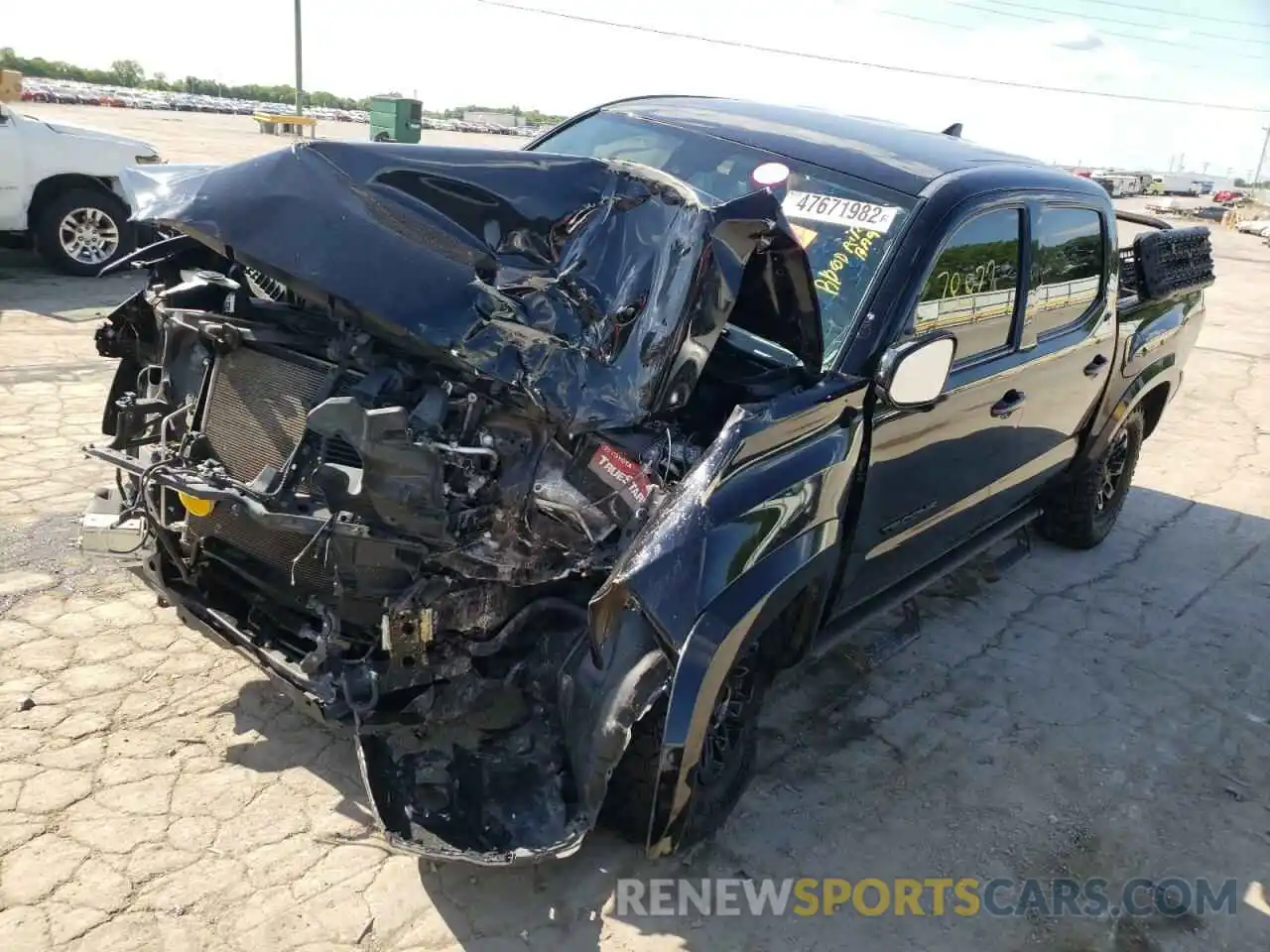 2 Photograph of a damaged car 3TMAZ5CN3KM079193 TOYOTA TACOMA 2019