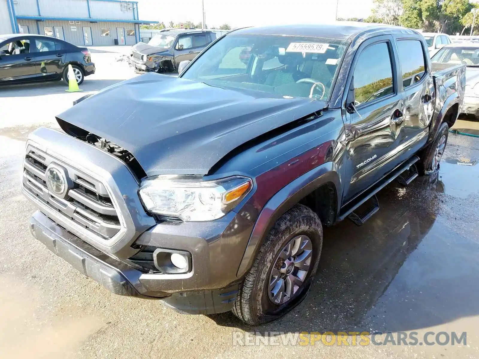 2 Photograph of a damaged car 3TMAZ5CN3KM080599 TOYOTA TACOMA 2019