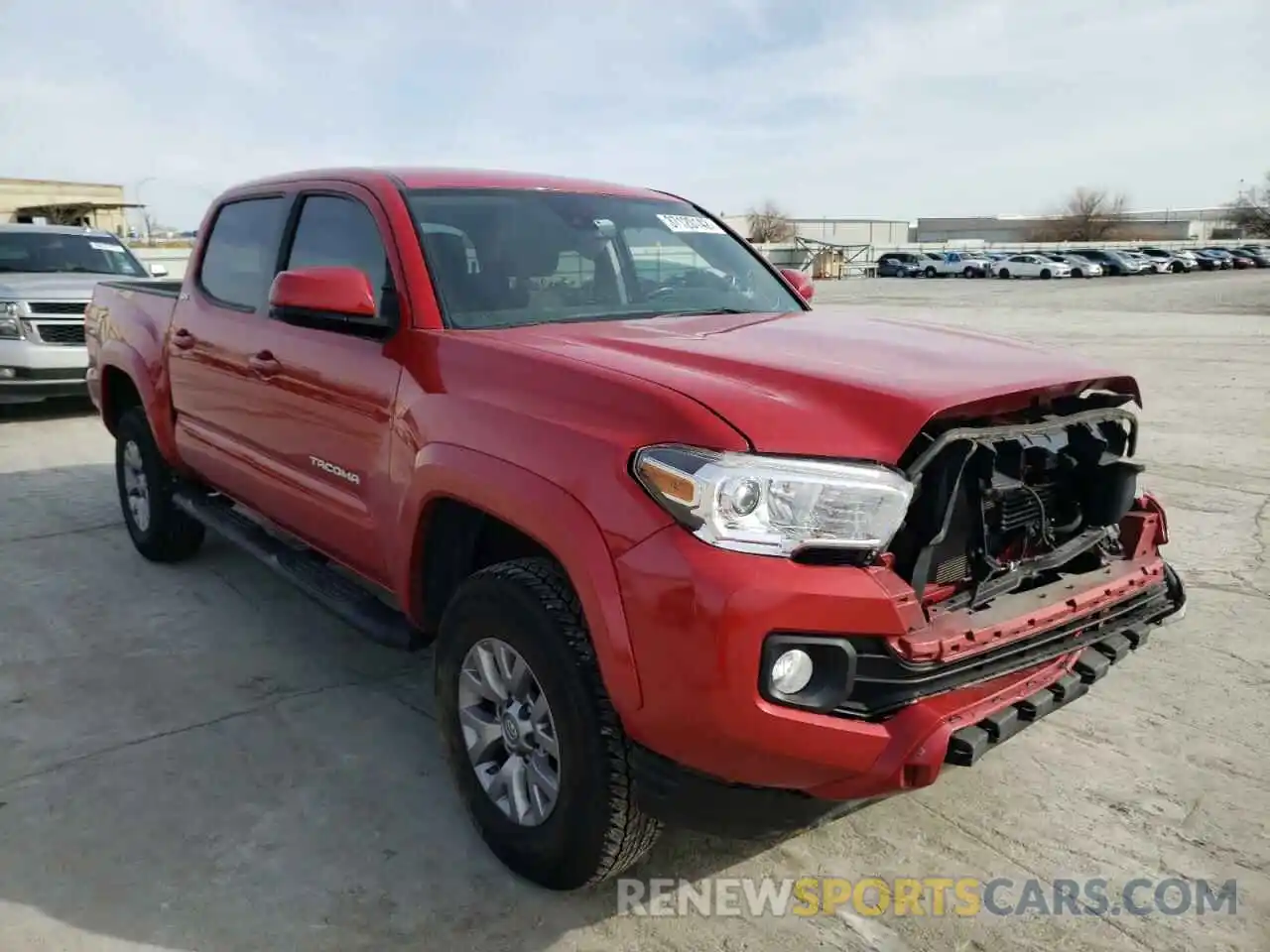 1 Photograph of a damaged car 3TMAZ5CN3KM083406 TOYOTA TACOMA 2019