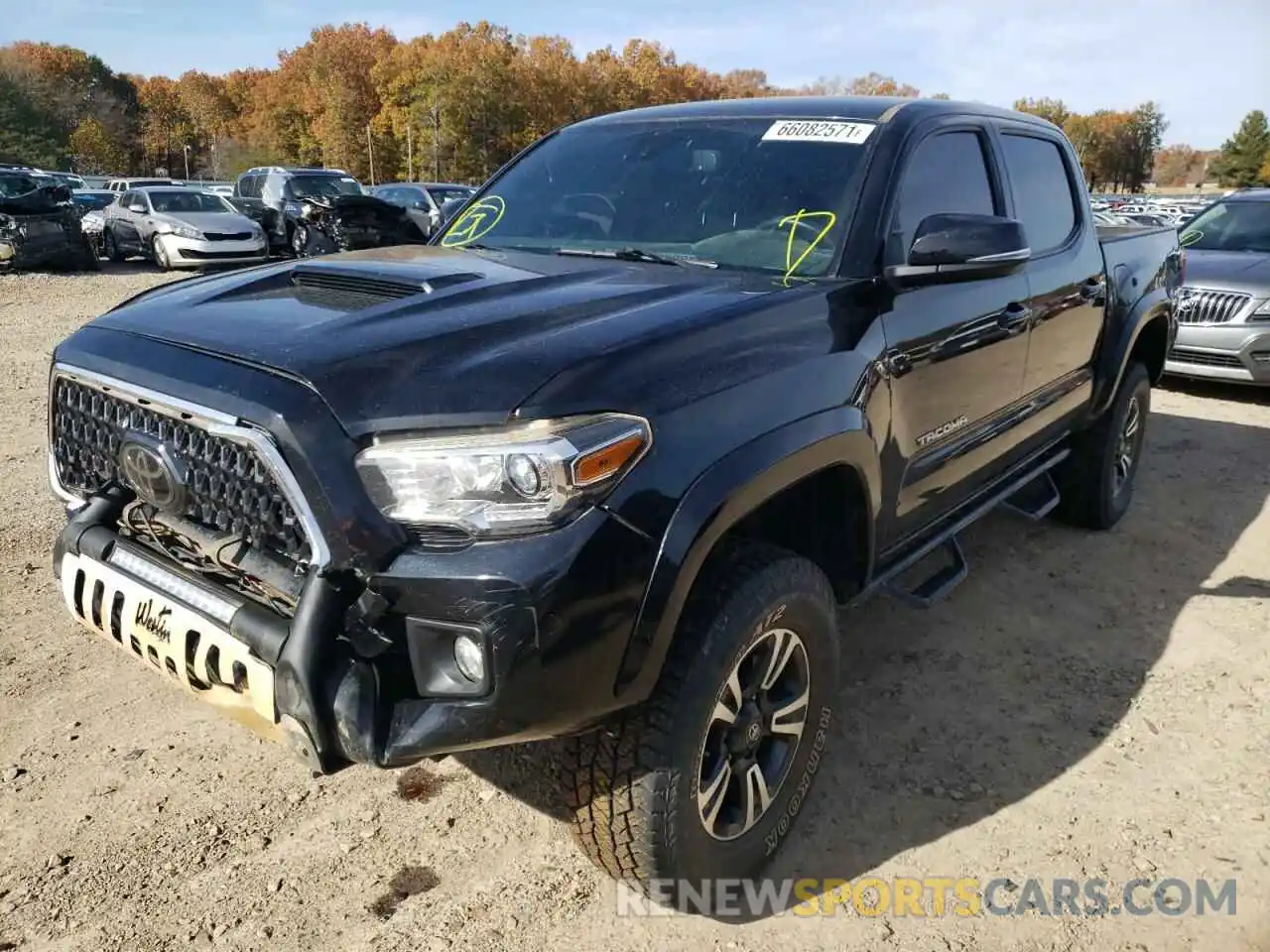 2 Photograph of a damaged car 3TMAZ5CN3KM083812 TOYOTA TACOMA 2019