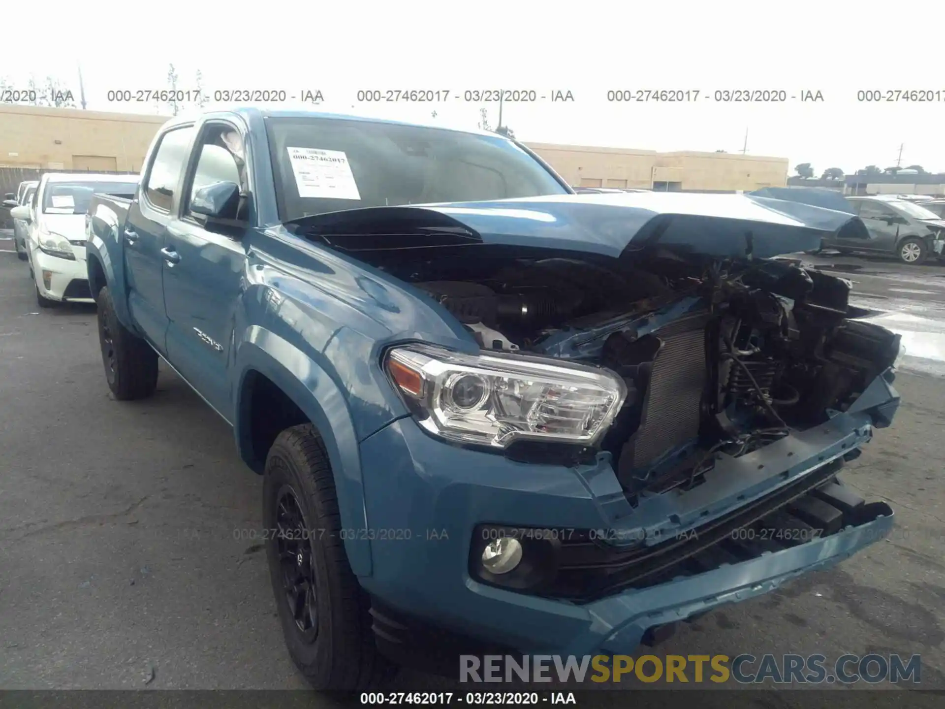 1 Photograph of a damaged car 3TMAZ5CN3KM084412 TOYOTA TACOMA 2019