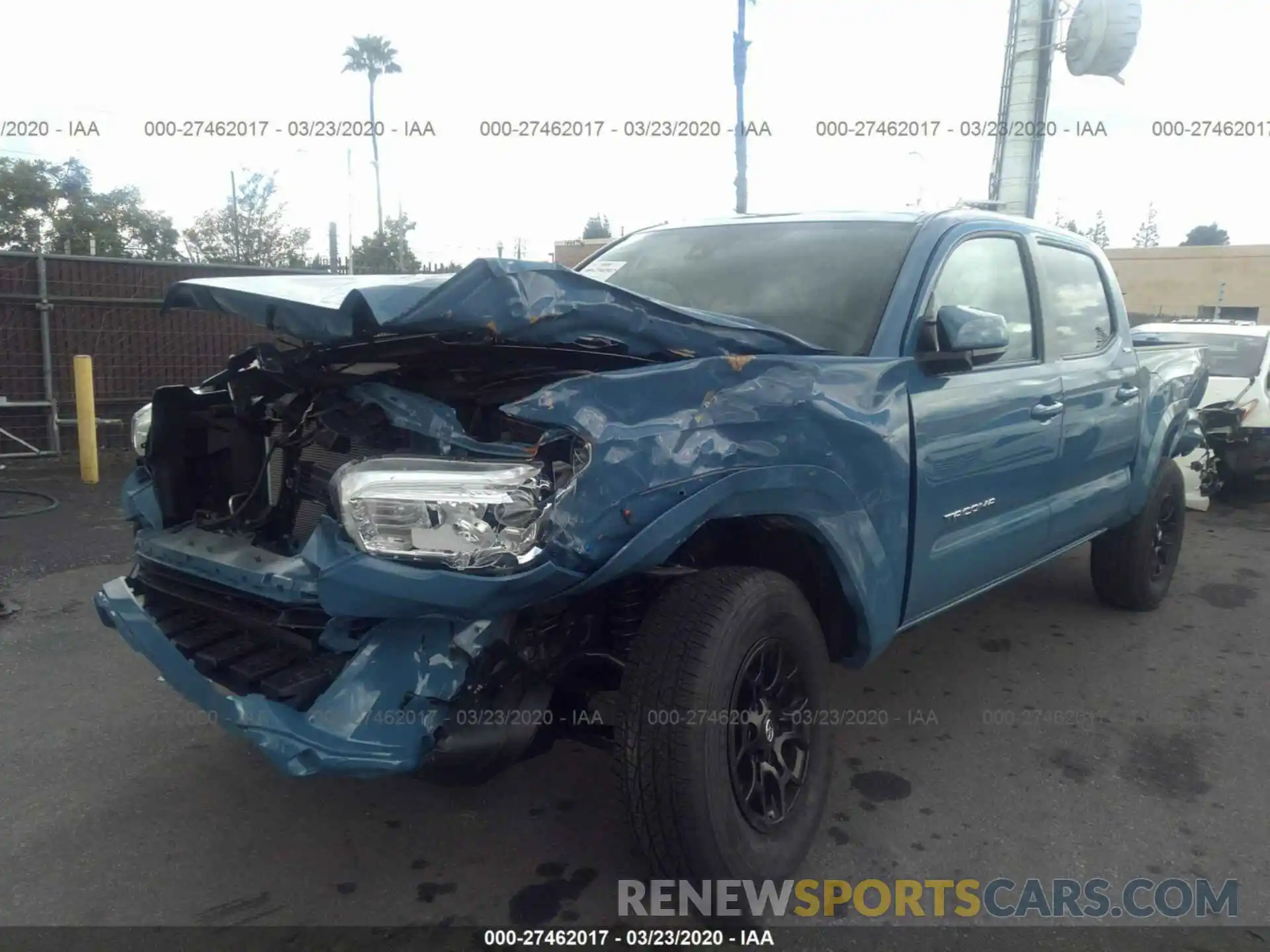 2 Photograph of a damaged car 3TMAZ5CN3KM084412 TOYOTA TACOMA 2019