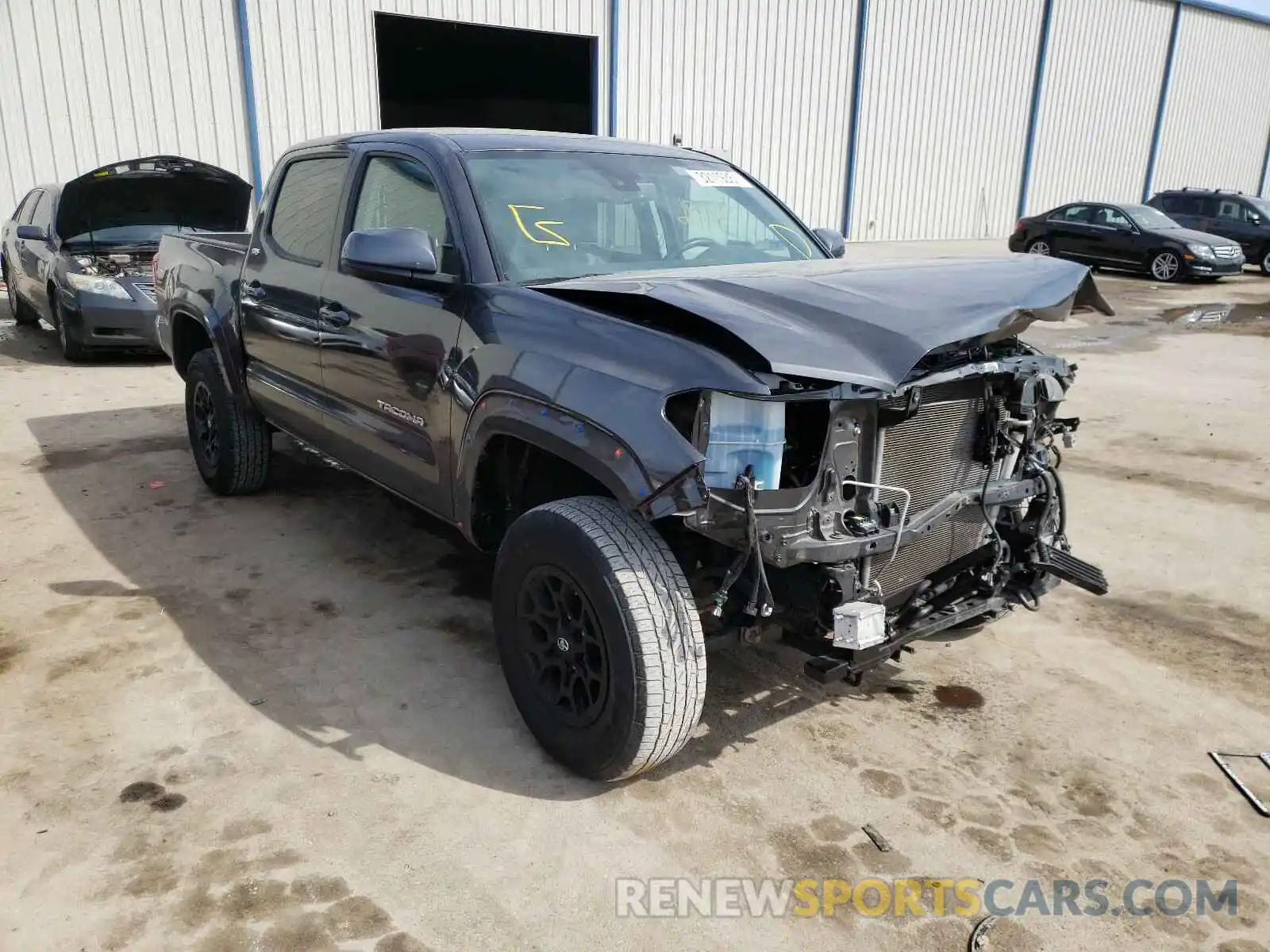 1 Photograph of a damaged car 3TMAZ5CN3KM084782 TOYOTA TACOMA 2019