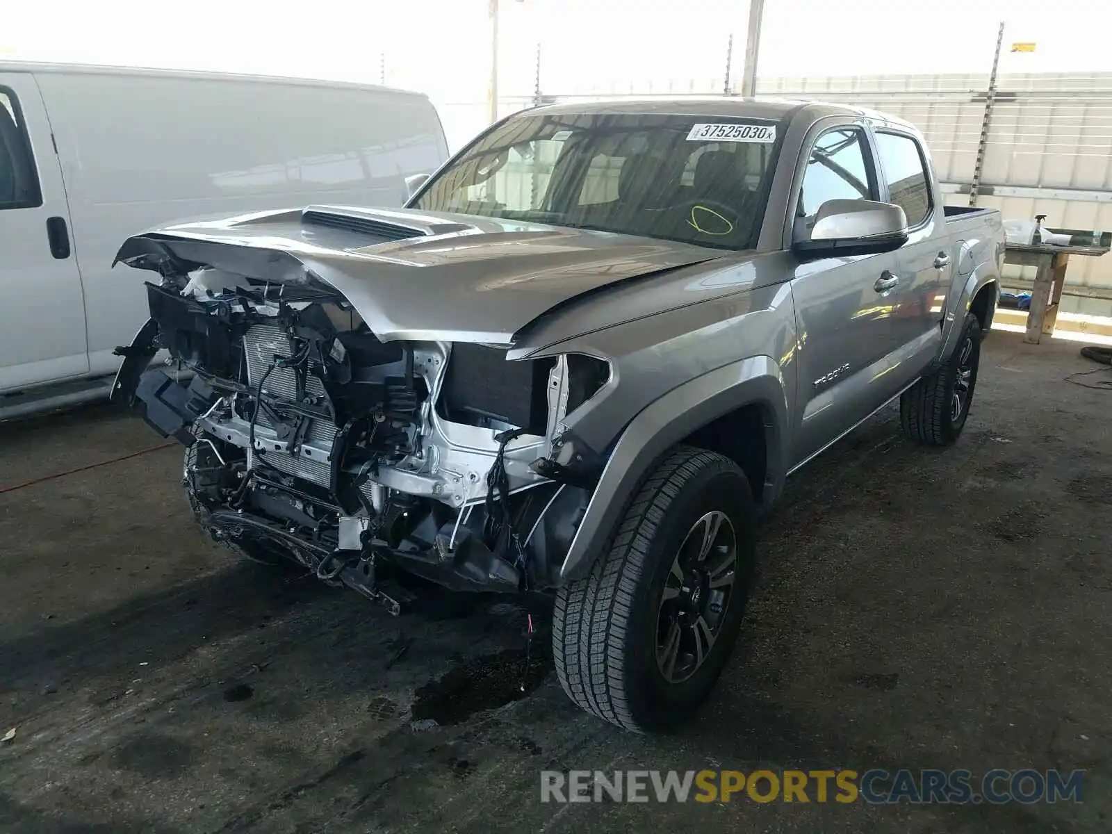 2 Photograph of a damaged car 3TMAZ5CN3KM086435 TOYOTA TACOMA 2019