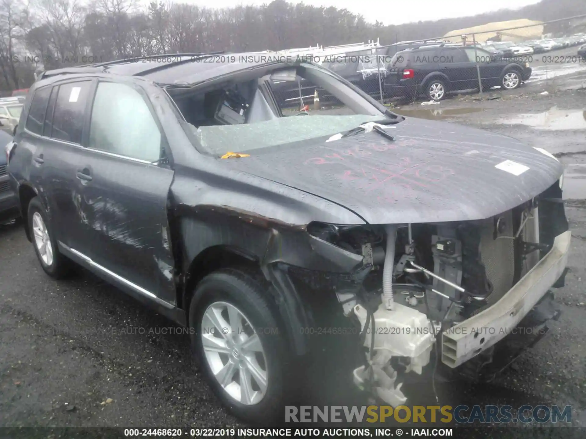 1 Photograph of a damaged car 3TMAZ5CN3KM087648 TOYOTA TACOMA 2019