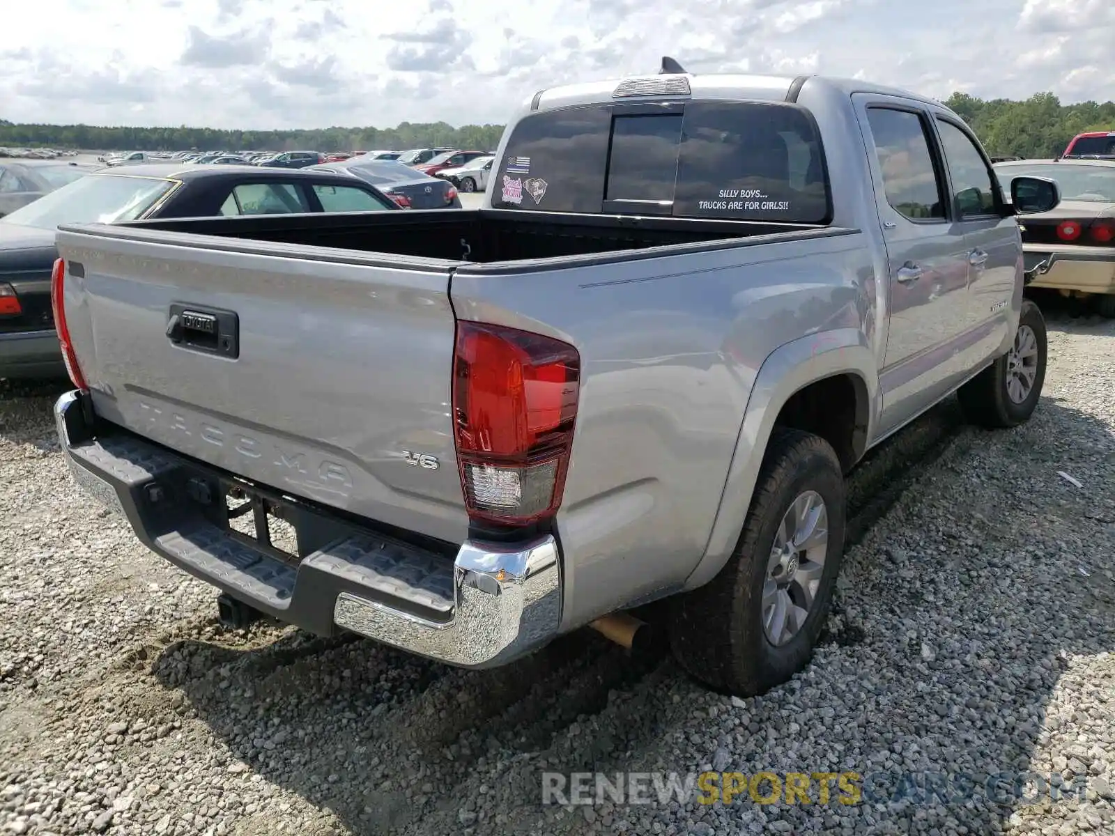 4 Photograph of a damaged car 3TMAZ5CN3KM089173 TOYOTA TACOMA 2019