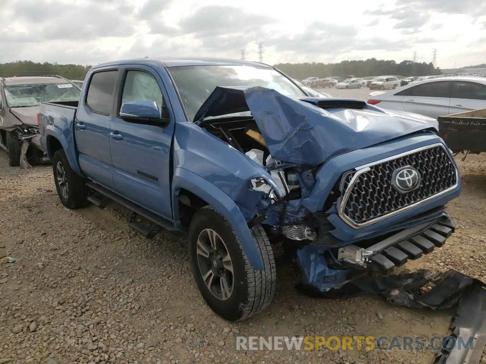 1 Photograph of a damaged car 3TMAZ5CN3KM090825 TOYOTA TACOMA 2019