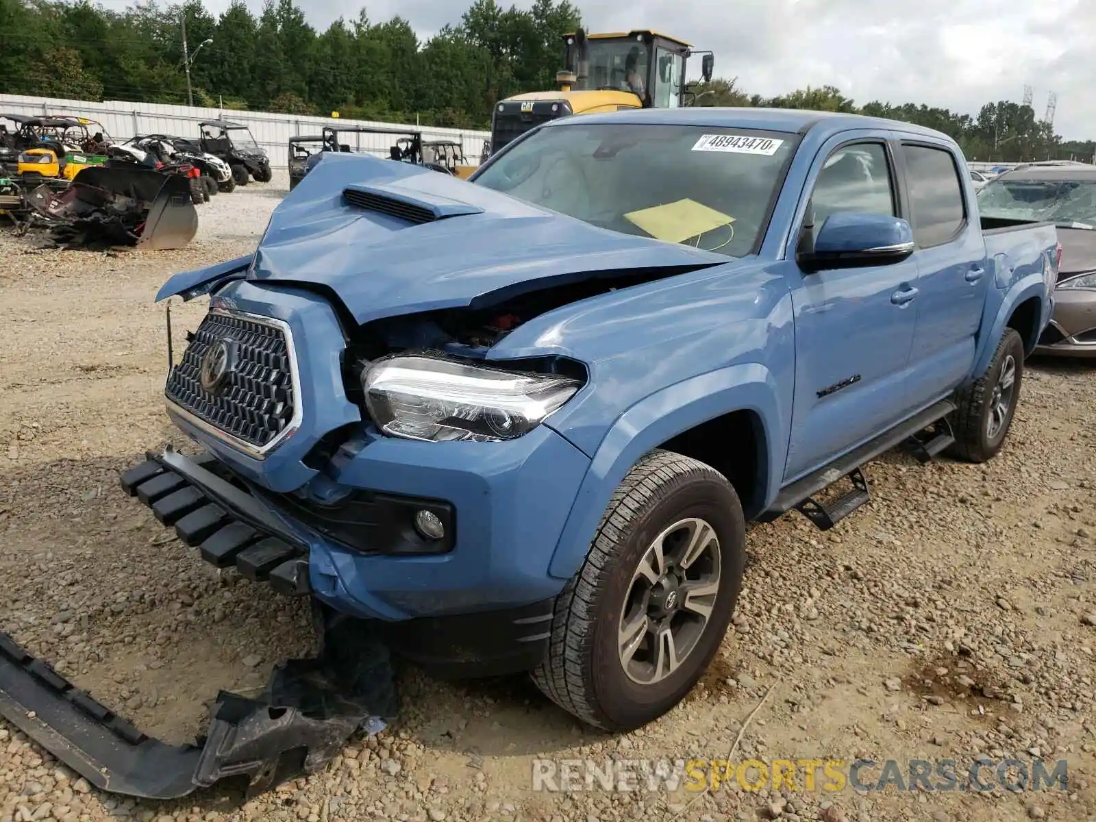 2 Photograph of a damaged car 3TMAZ5CN3KM090825 TOYOTA TACOMA 2019