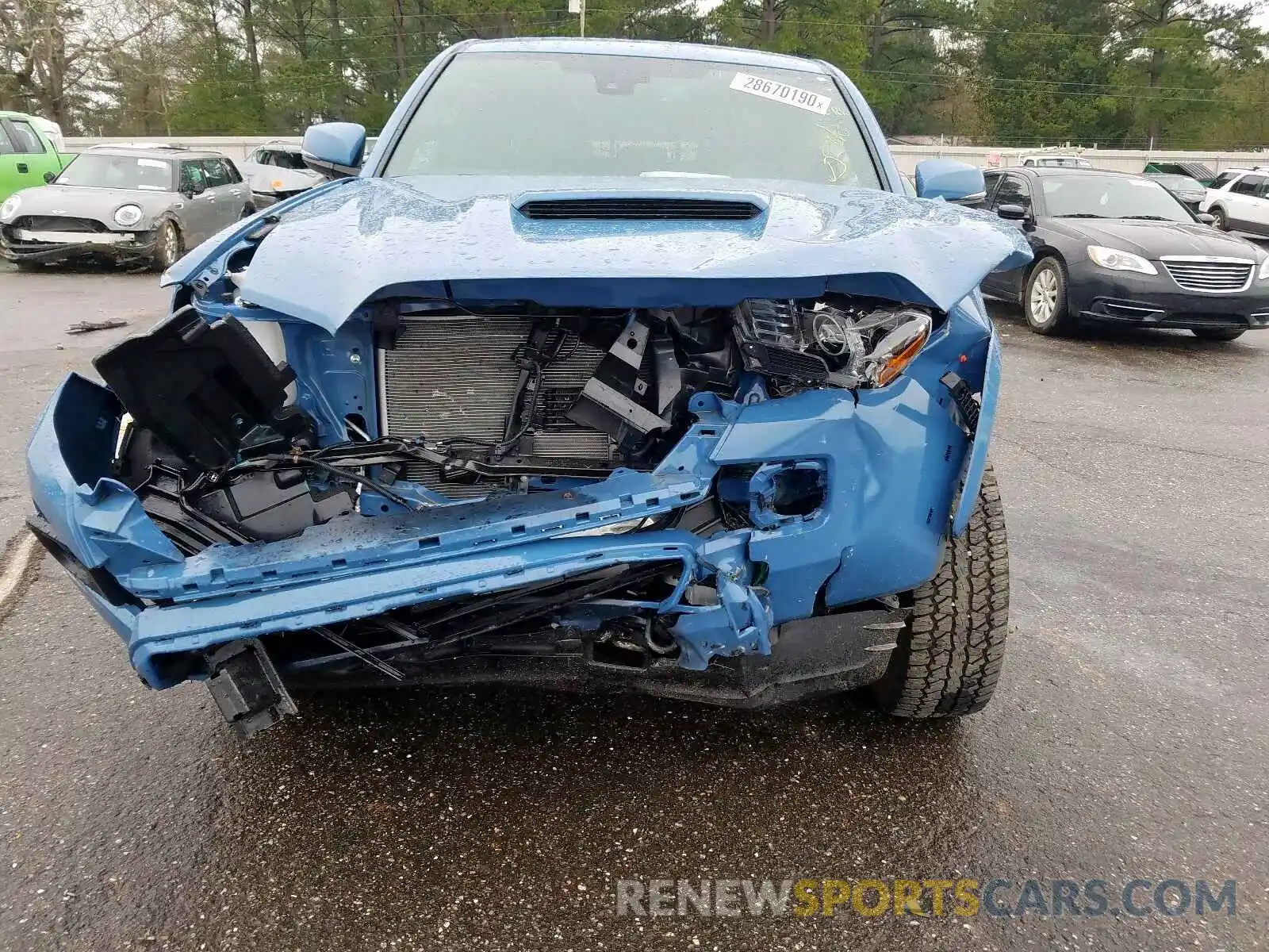 9 Photograph of a damaged car 3TMAZ5CN3KM094065 TOYOTA TACOMA 2019