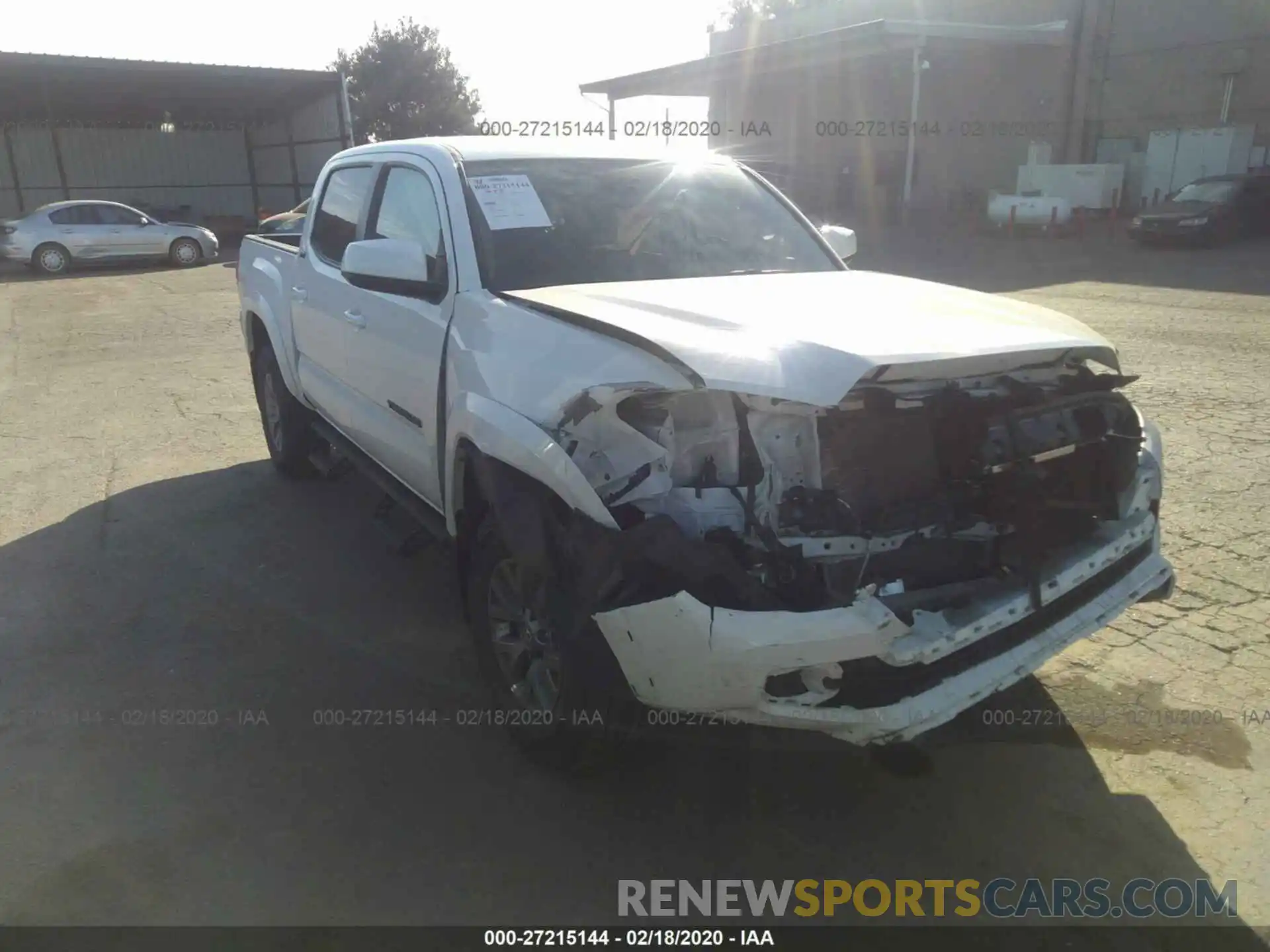 1 Photograph of a damaged car 3TMAZ5CN3KM094714 TOYOTA TACOMA 2019