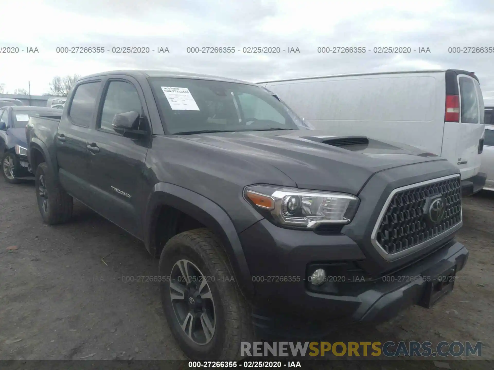 1 Photograph of a damaged car 3TMAZ5CN3KM096432 TOYOTA TACOMA 2019