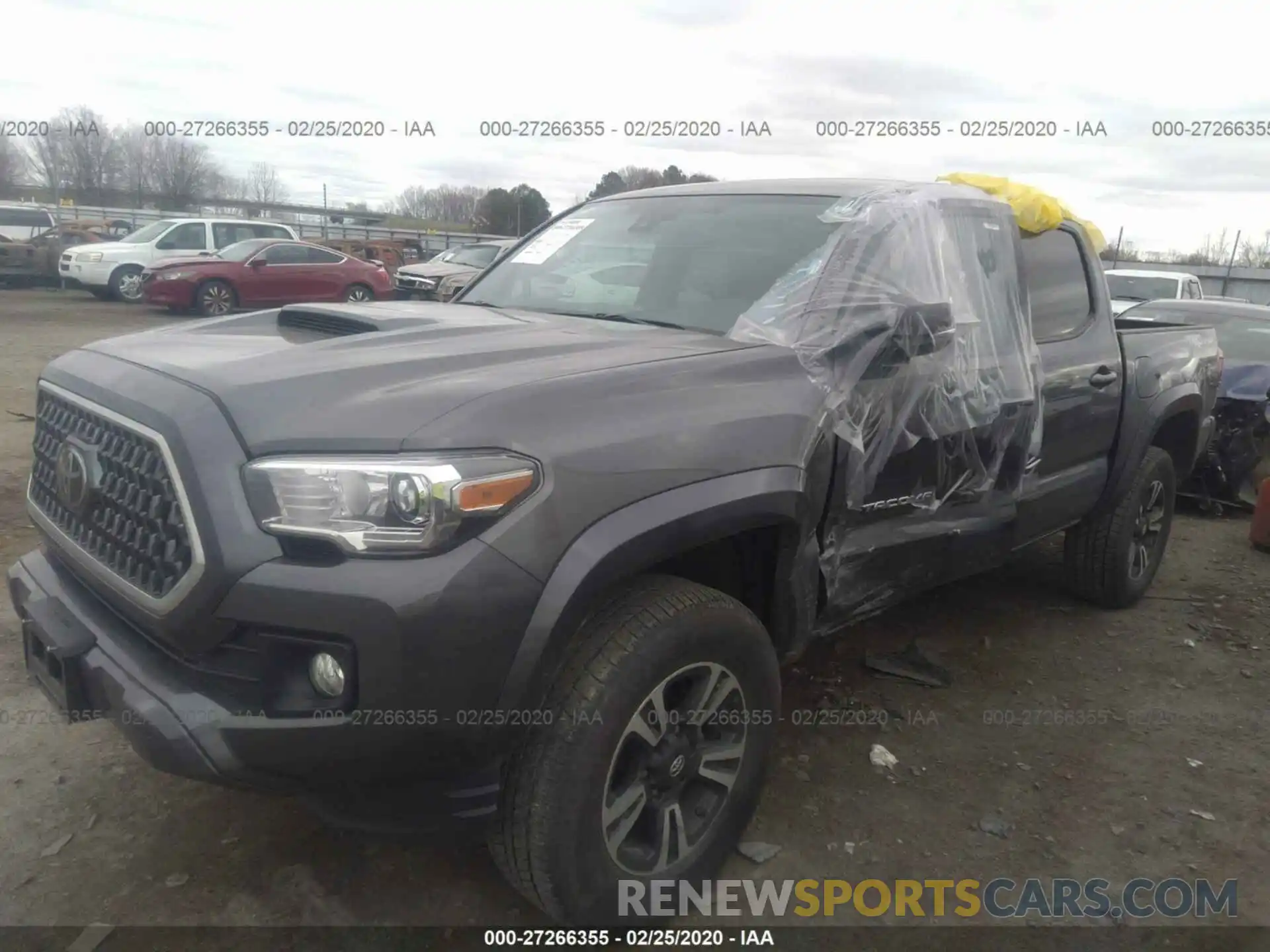 2 Photograph of a damaged car 3TMAZ5CN3KM096432 TOYOTA TACOMA 2019