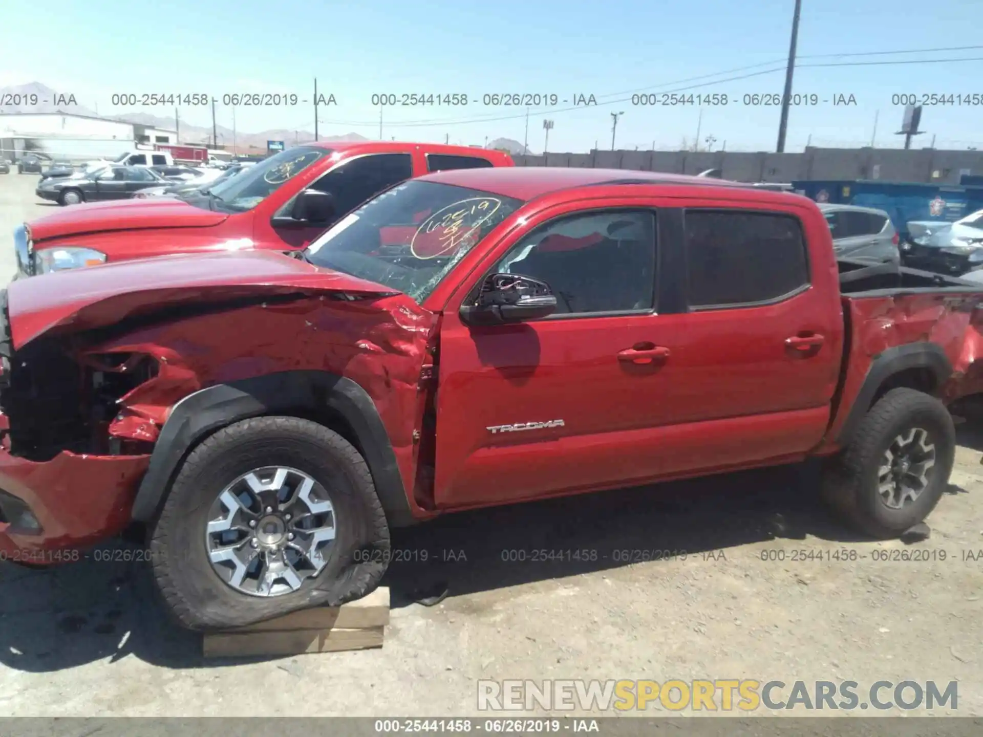 6 Photograph of a damaged car 3TMAZ5CN3KM096835 TOYOTA TACOMA 2019