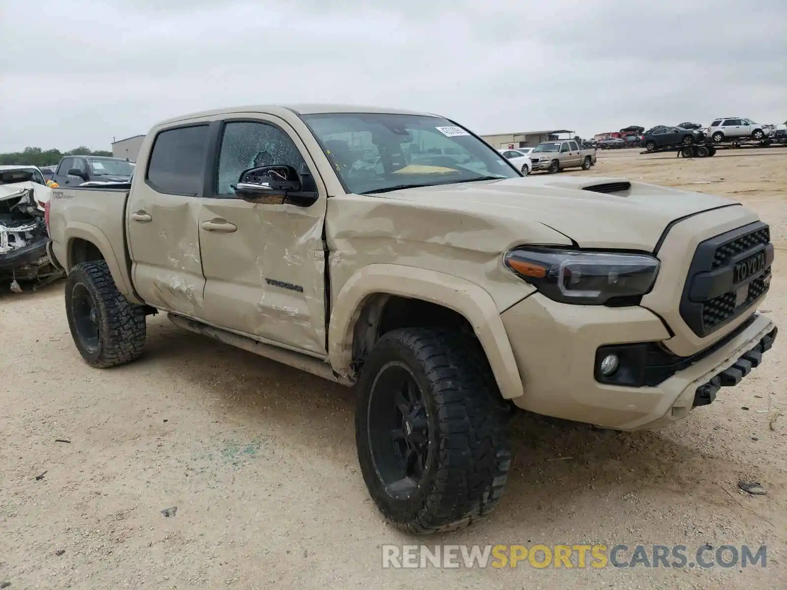 1 Photograph of a damaged car 3TMAZ5CN3KM098584 TOYOTA TACOMA 2019