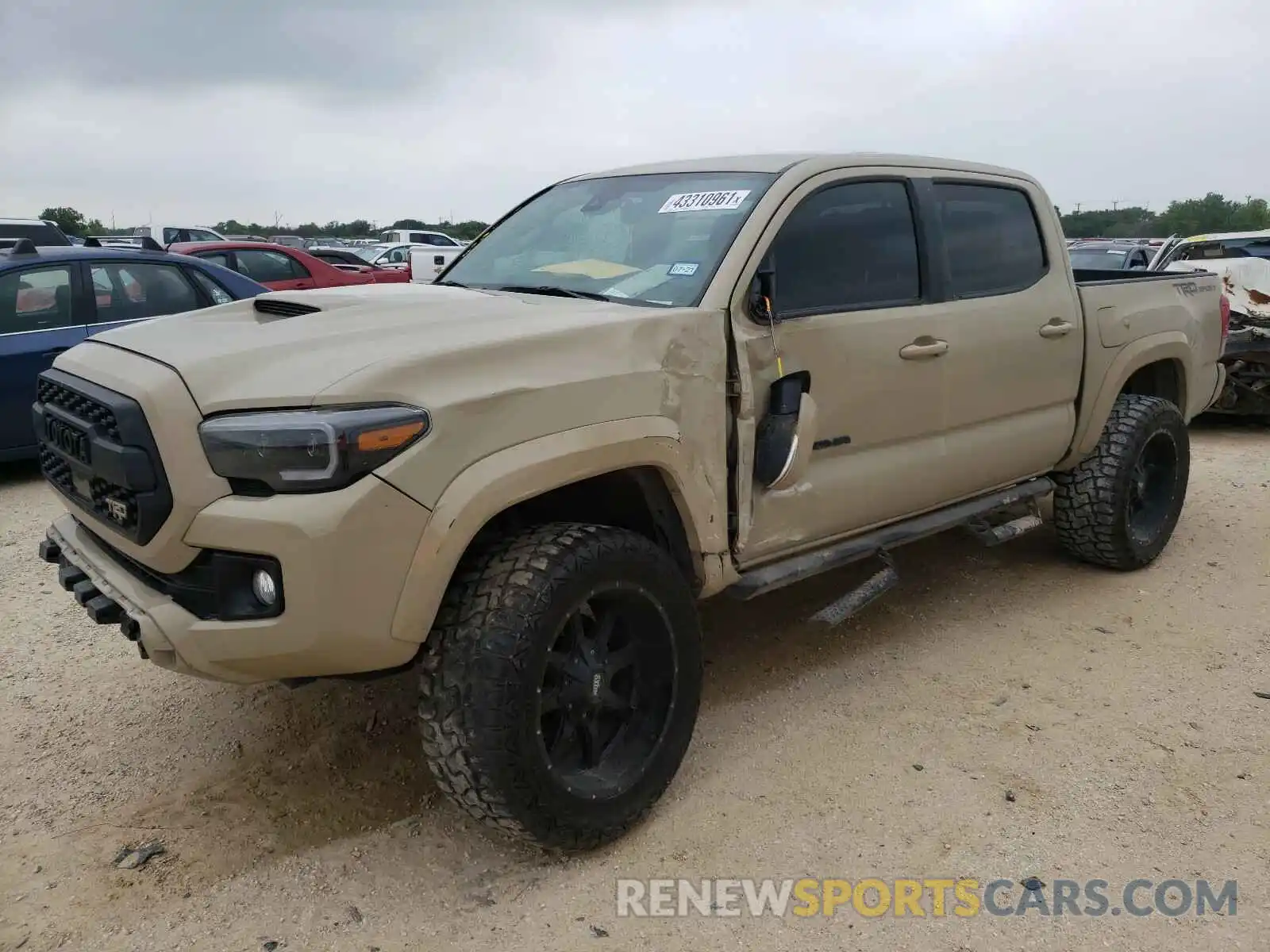 2 Photograph of a damaged car 3TMAZ5CN3KM098584 TOYOTA TACOMA 2019