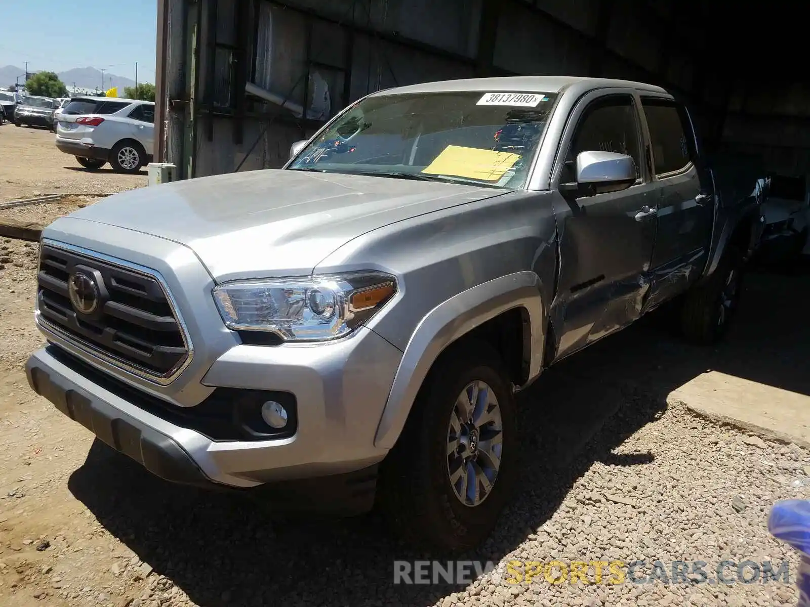 2 Photograph of a damaged car 3TMAZ5CN3KM105095 TOYOTA TACOMA 2019