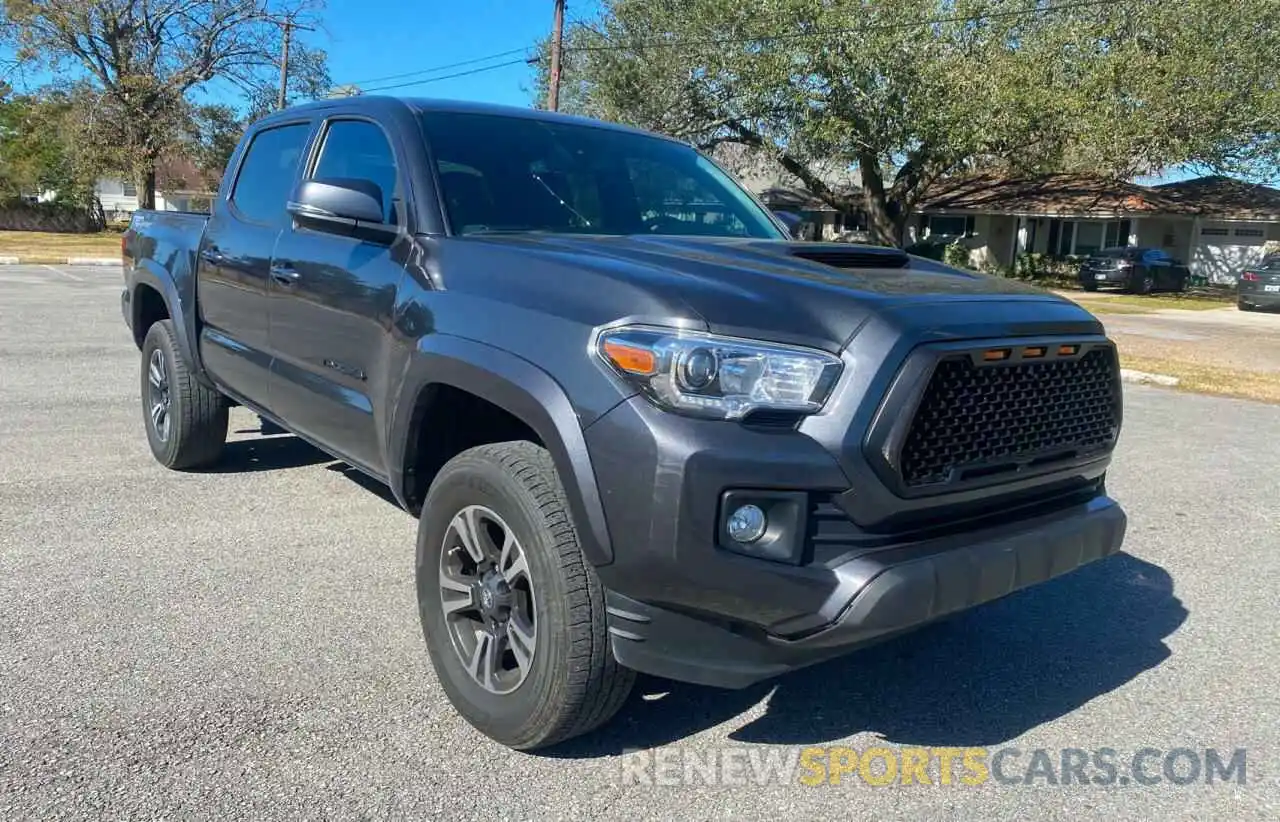 1 Photograph of a damaged car 3TMAZ5CN4KM079820 TOYOTA TACOMA 2019