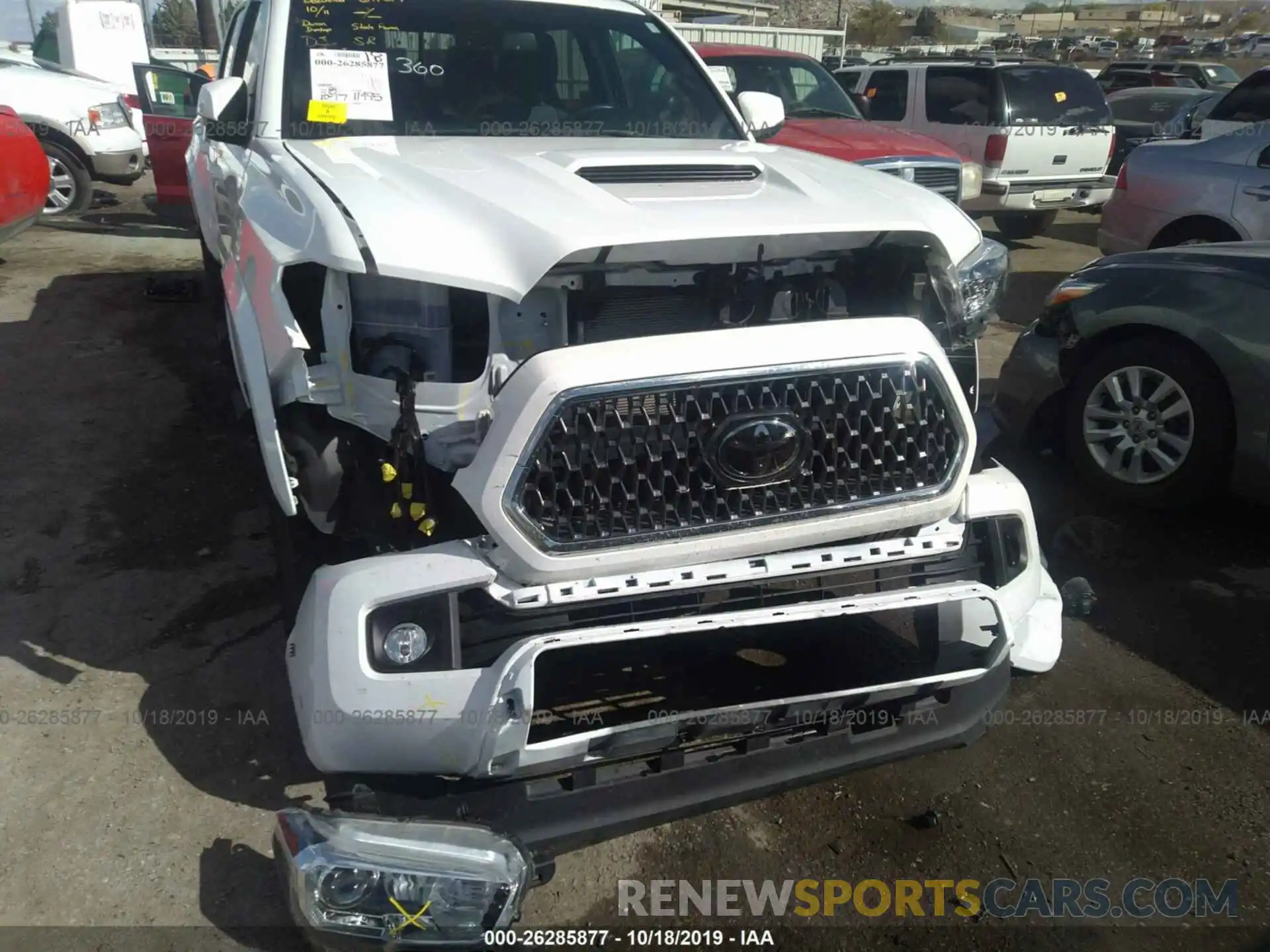 6 Photograph of a damaged car 3TMAZ5CN4KM080210 TOYOTA TACOMA 2019