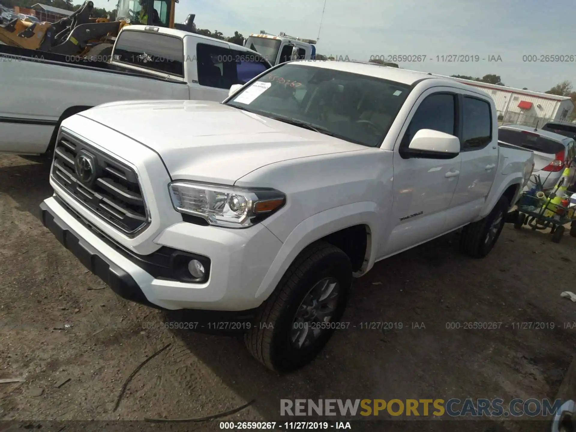 2 Photograph of a damaged car 3TMAZ5CN4KM081020 TOYOTA TACOMA 2019