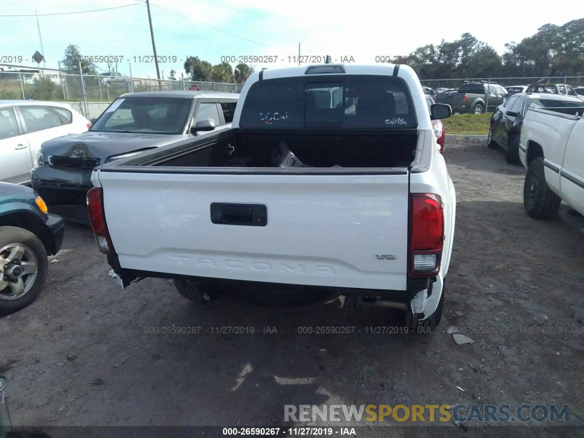 6 Photograph of a damaged car 3TMAZ5CN4KM081020 TOYOTA TACOMA 2019