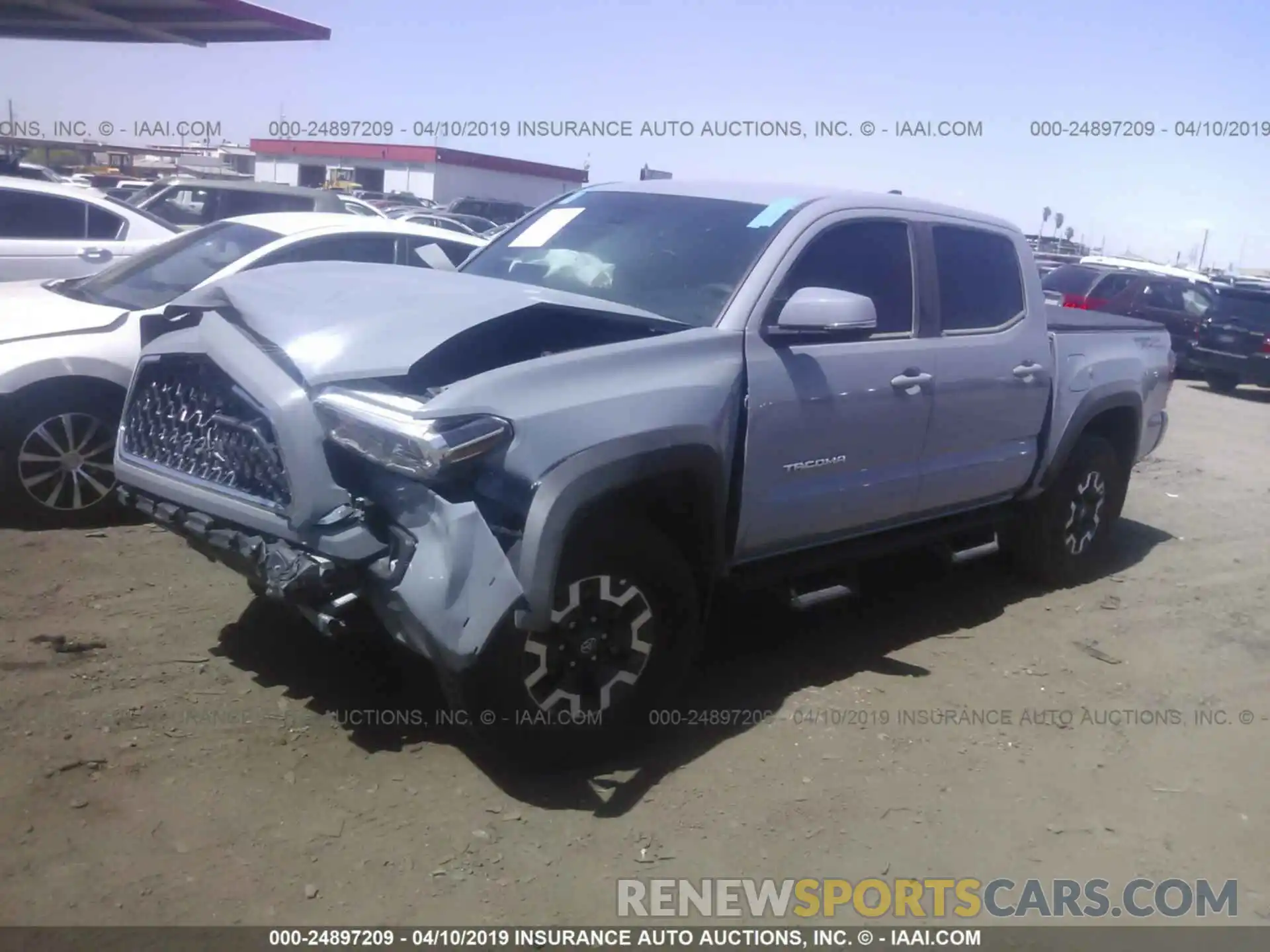 2 Фотография поврежденного автомобиля 3TMAZ5CN4KM083527 TOYOTA TACOMA 2019