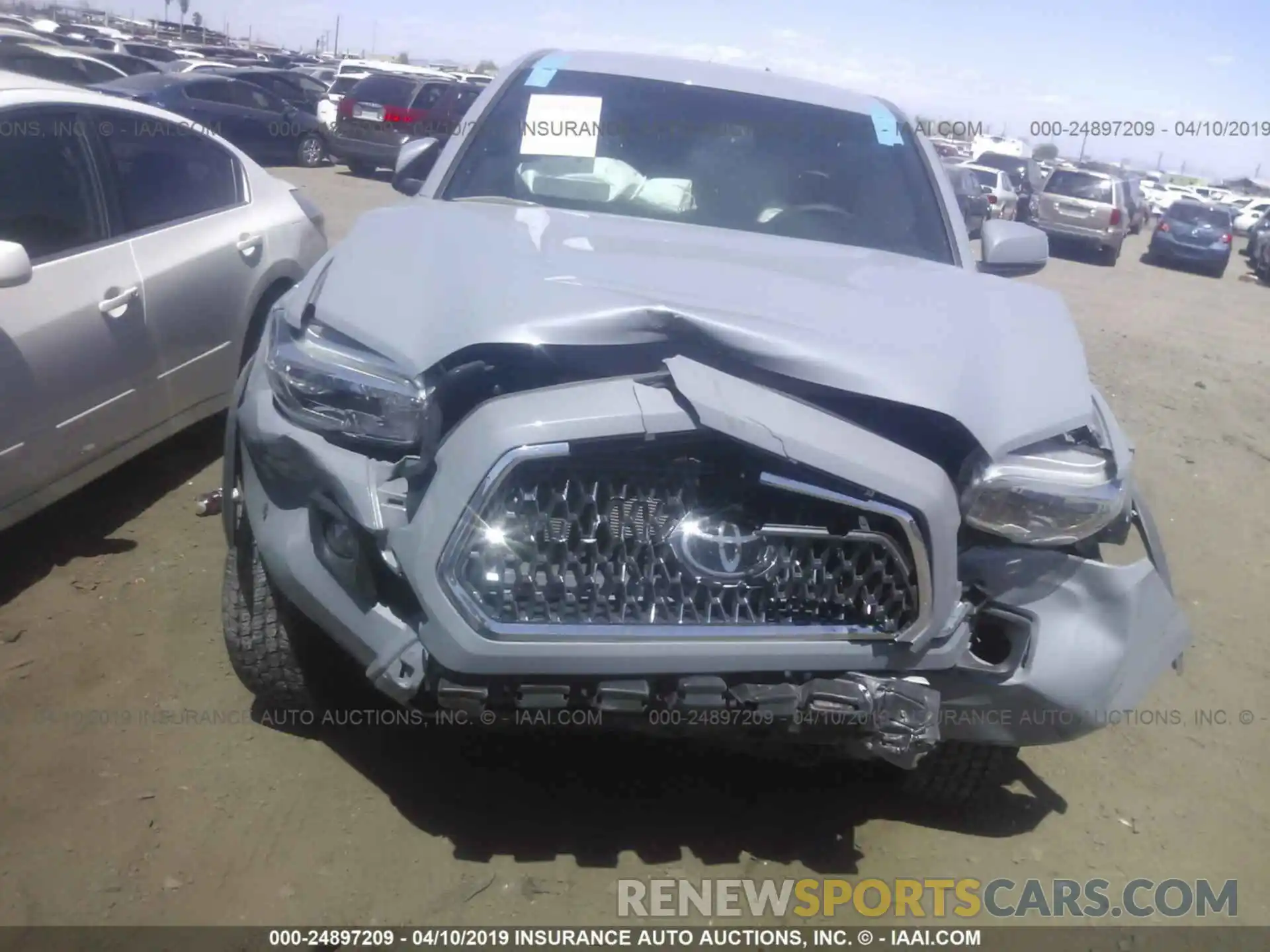 6 Photograph of a damaged car 3TMAZ5CN4KM083527 TOYOTA TACOMA 2019