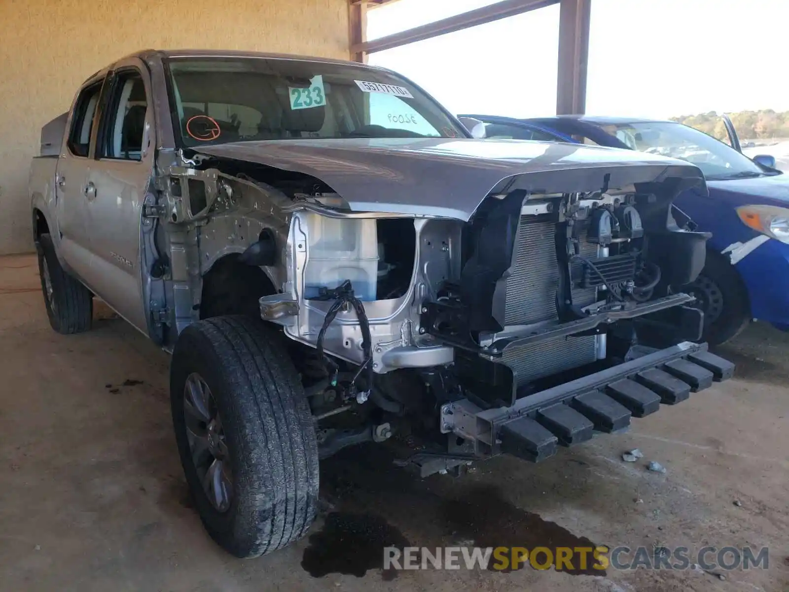 1 Photograph of a damaged car 3TMAZ5CN4KM086007 TOYOTA TACOMA 2019