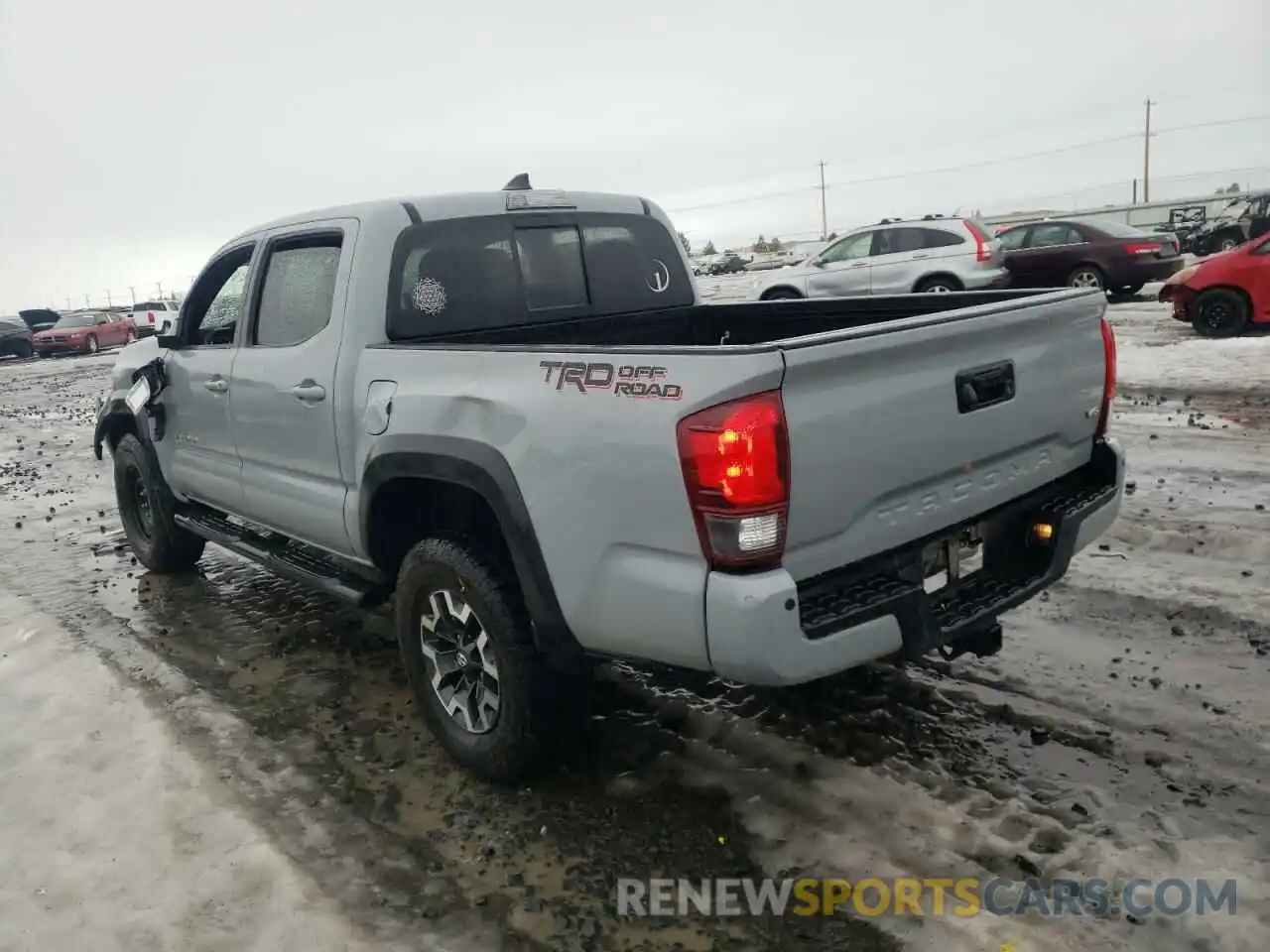 3 Photograph of a damaged car 3TMAZ5CN4KM088047 TOYOTA TACOMA 2019