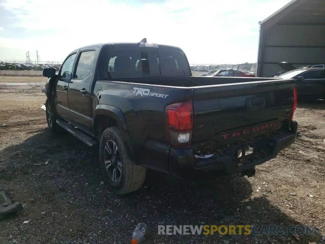 3 Photograph of a damaged car 3TMAZ5CN4KM088503 TOYOTA TACOMA 2019