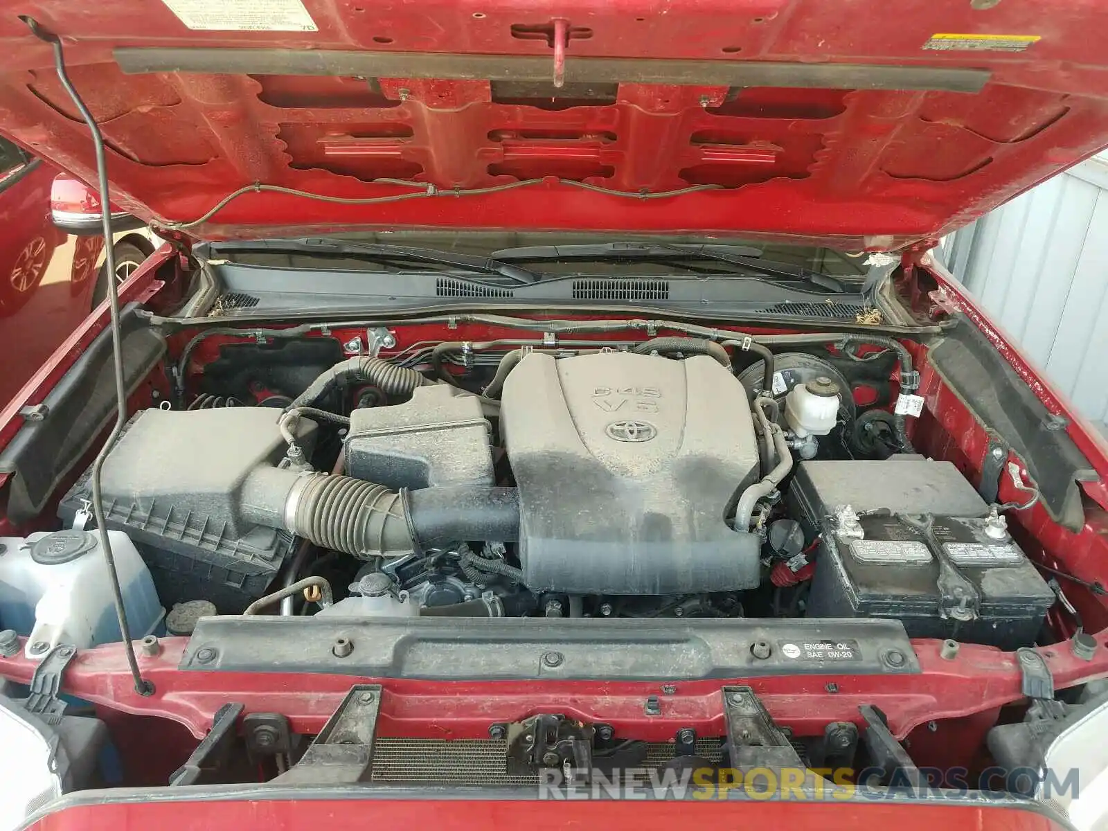 7 Photograph of a damaged car 3TMAZ5CN4KM093166 TOYOTA TACOMA 2019